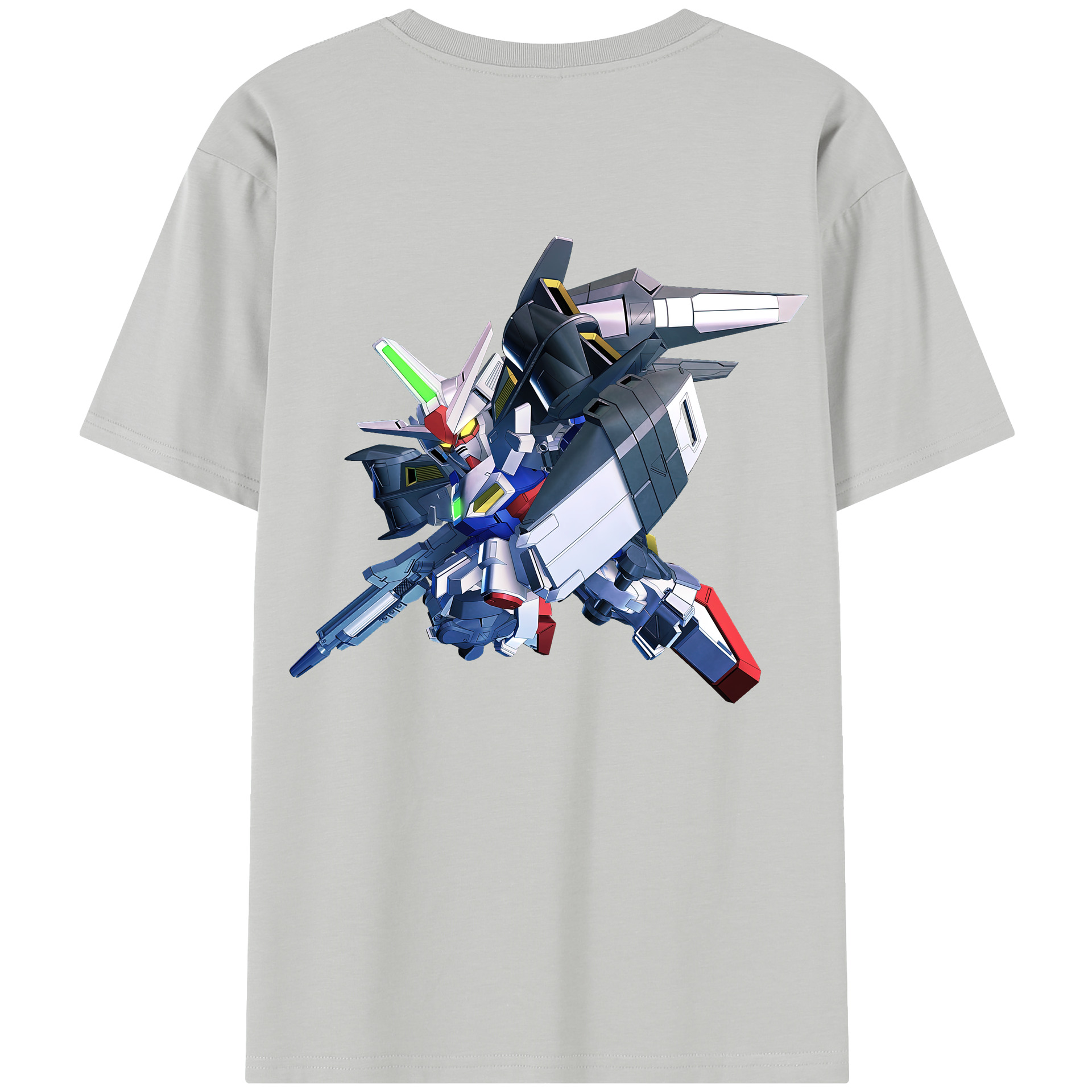 （画像用） 機動戦士ガンダム Mobile Suit Gundam 綿100％半袖Tシャツ（背面プリント）