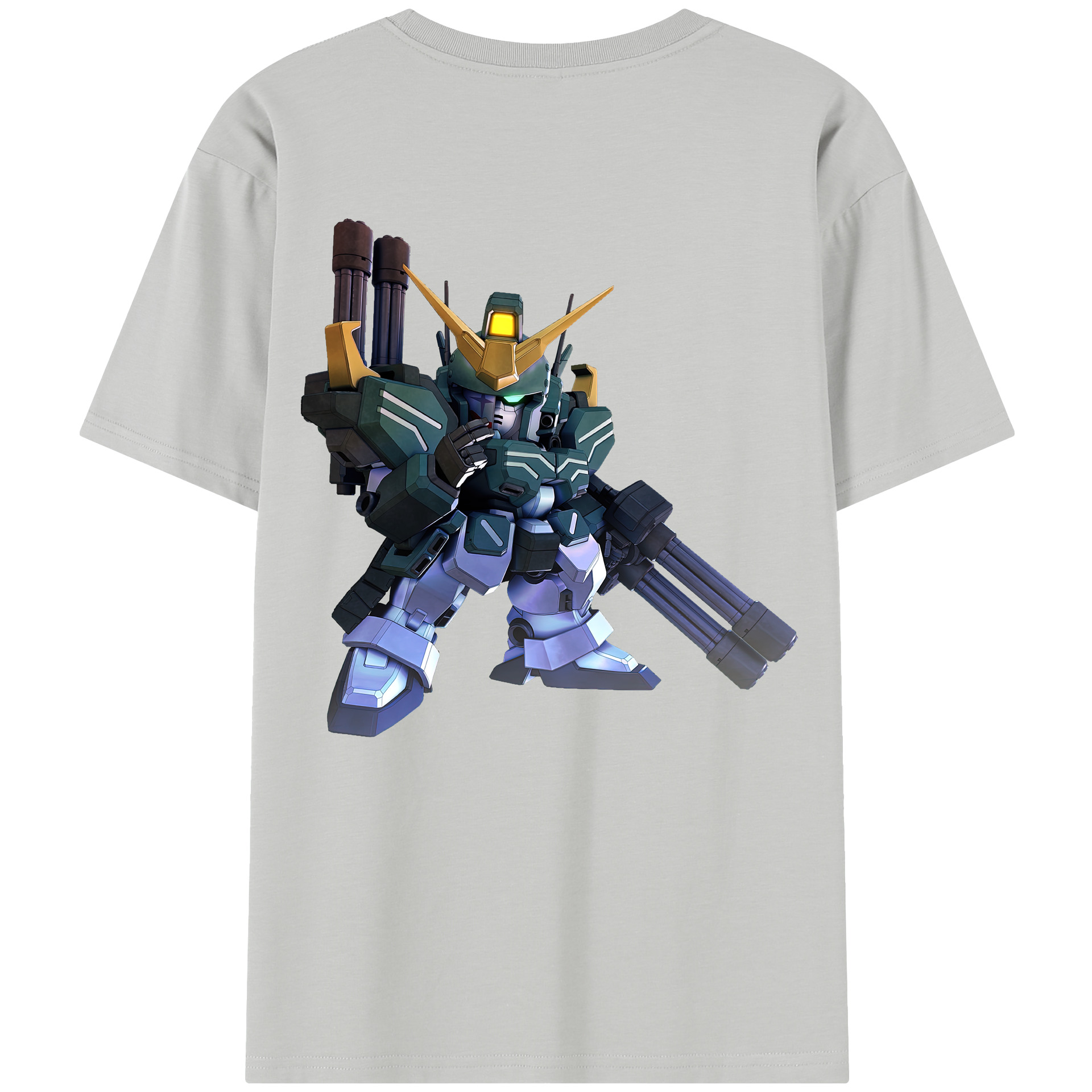 （画像用） 機動戦士ガンダム Mobile Suit Gundam 綿100％半袖Tシャツ（背面プリント）