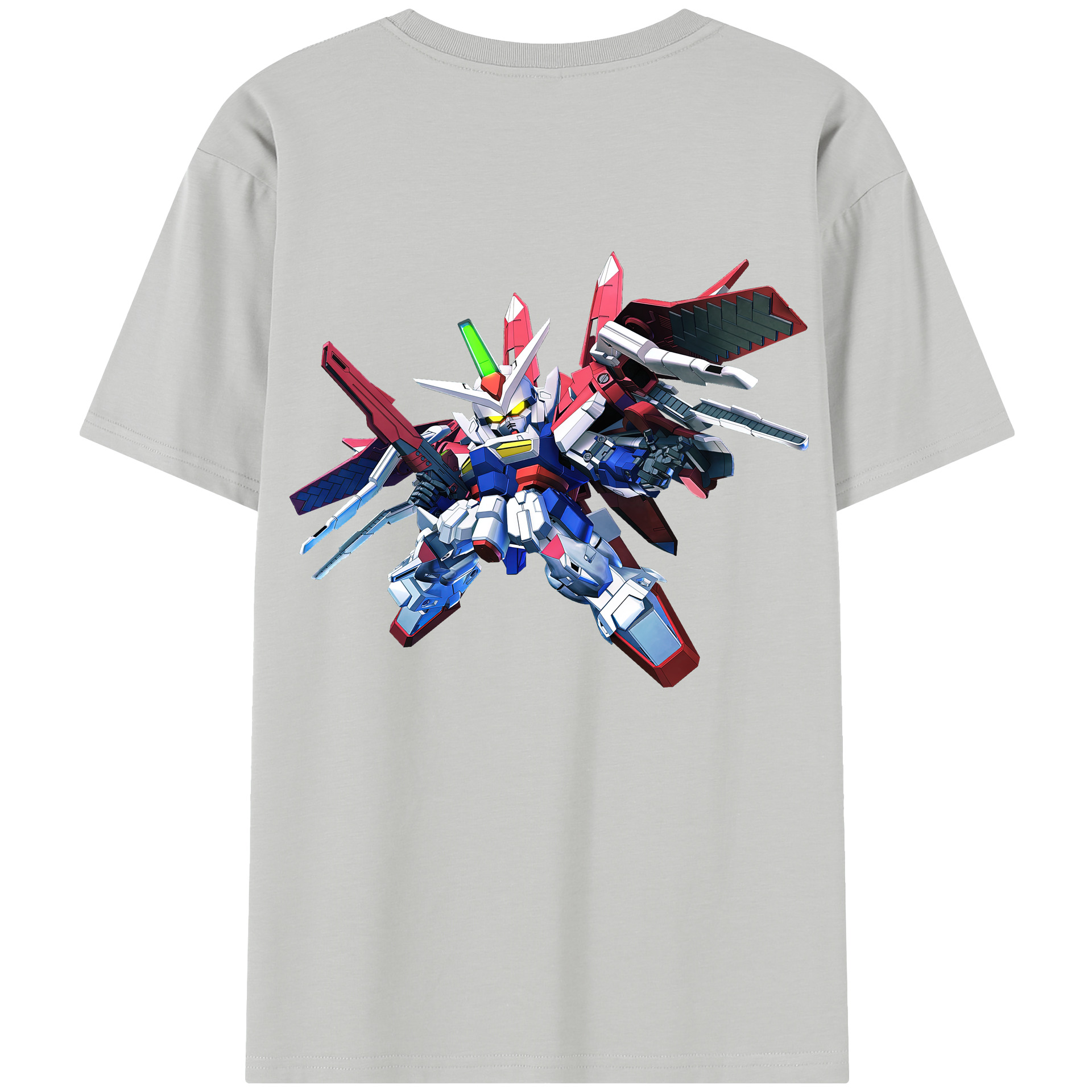 （画像用） 機動戦士ガンダム Mobile Suit Gundam 綿100％半袖Tシャツ（背面プリント）