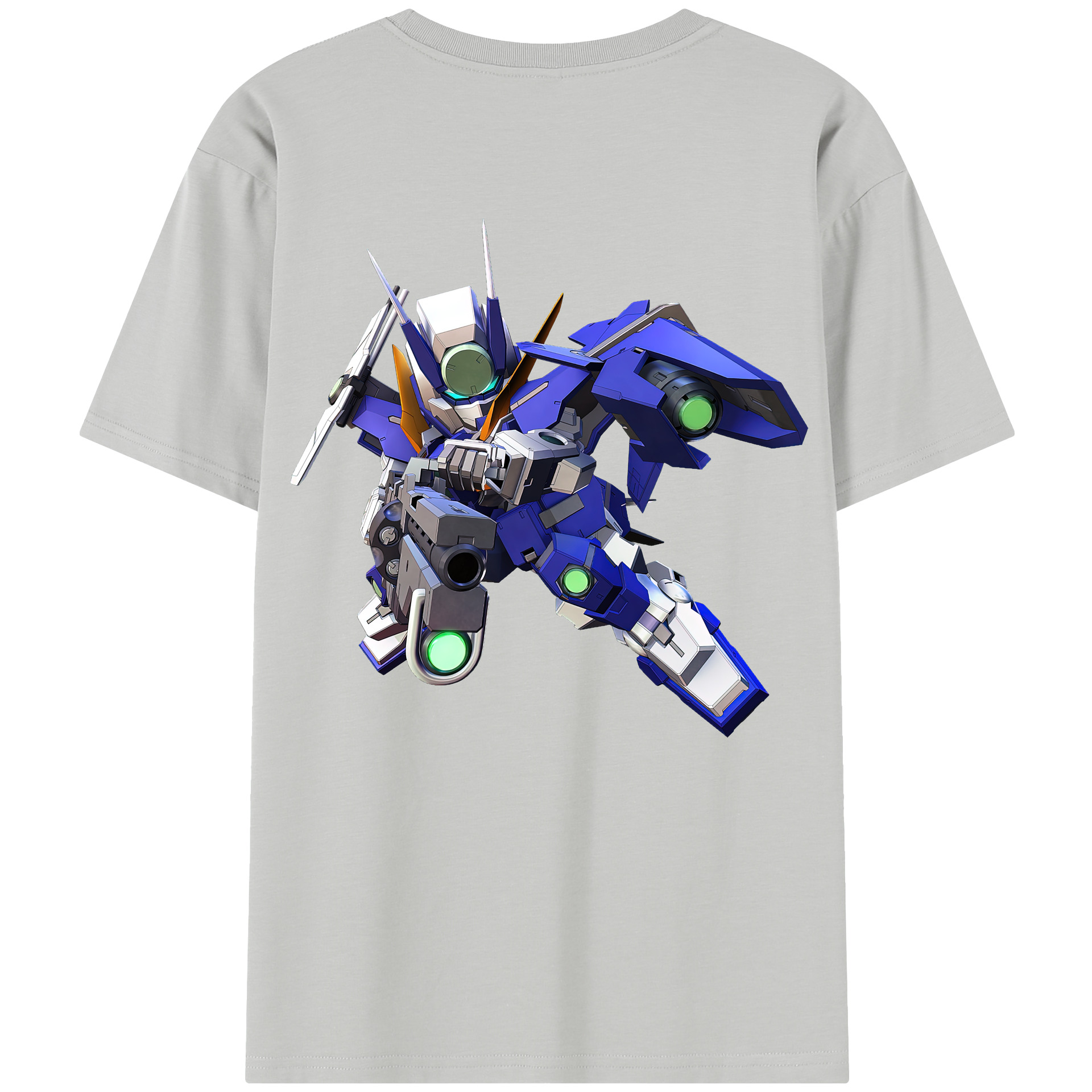 （画像用） 機動戦士ガンダム Mobile Suit Gundam 綿100％半袖Tシャツ（背面プリント）