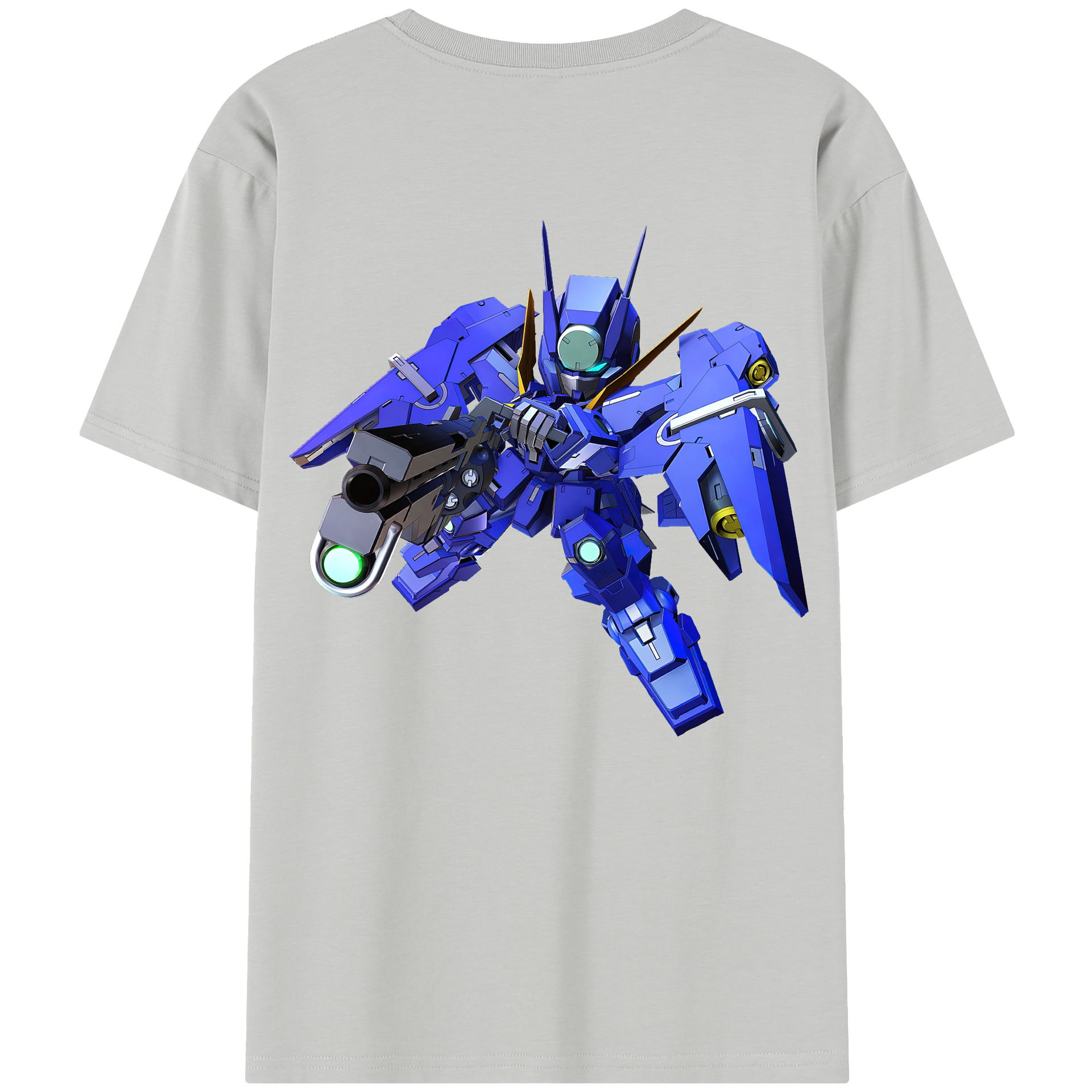 （画像用） 機動戦士ガンダム Mobile Suit Gundam 綿100％半袖Tシャツ（背面プリント）