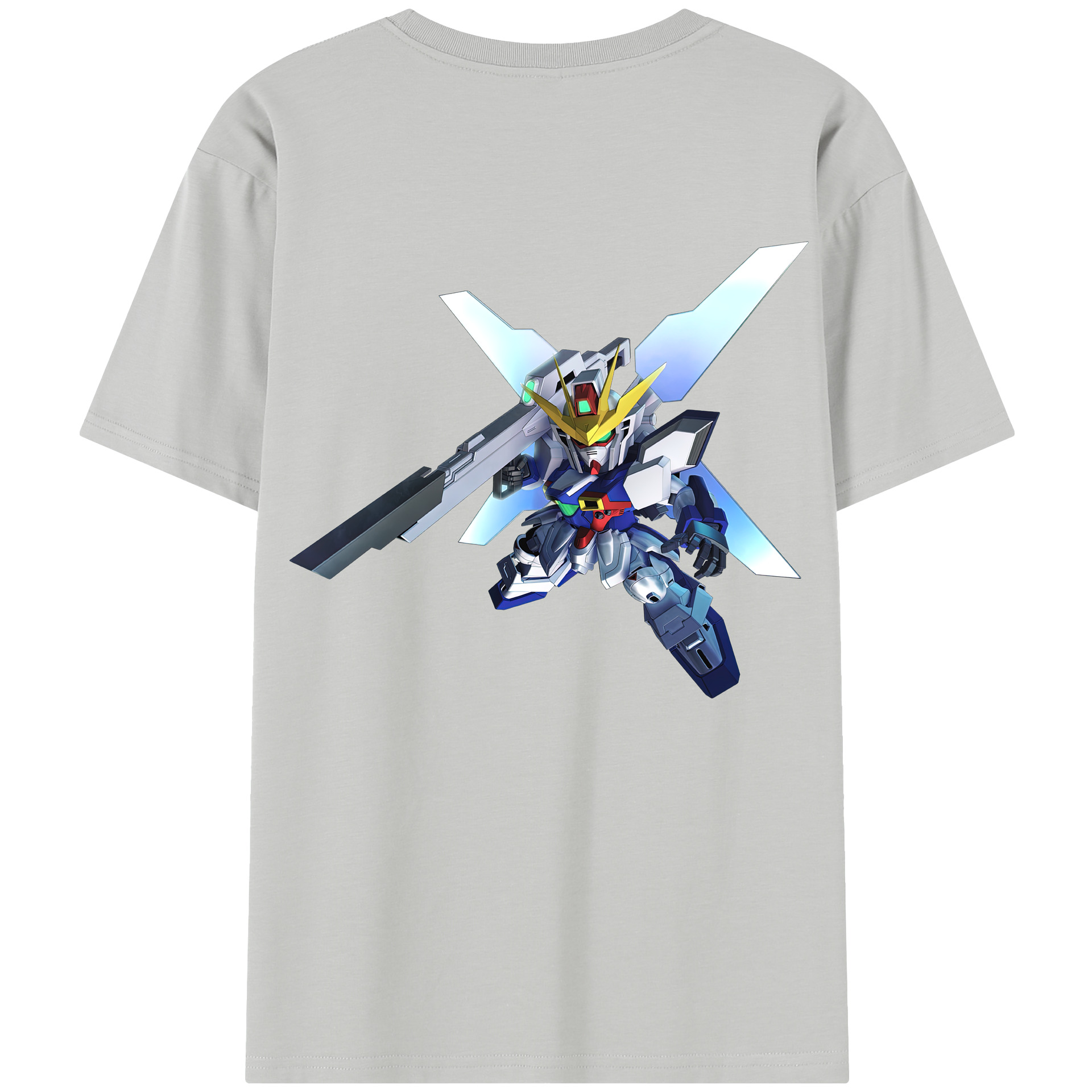 （画像用） 機動戦士ガンダム Mobile Suit Gundam 綿100％半袖Tシャツ（背面プリント）