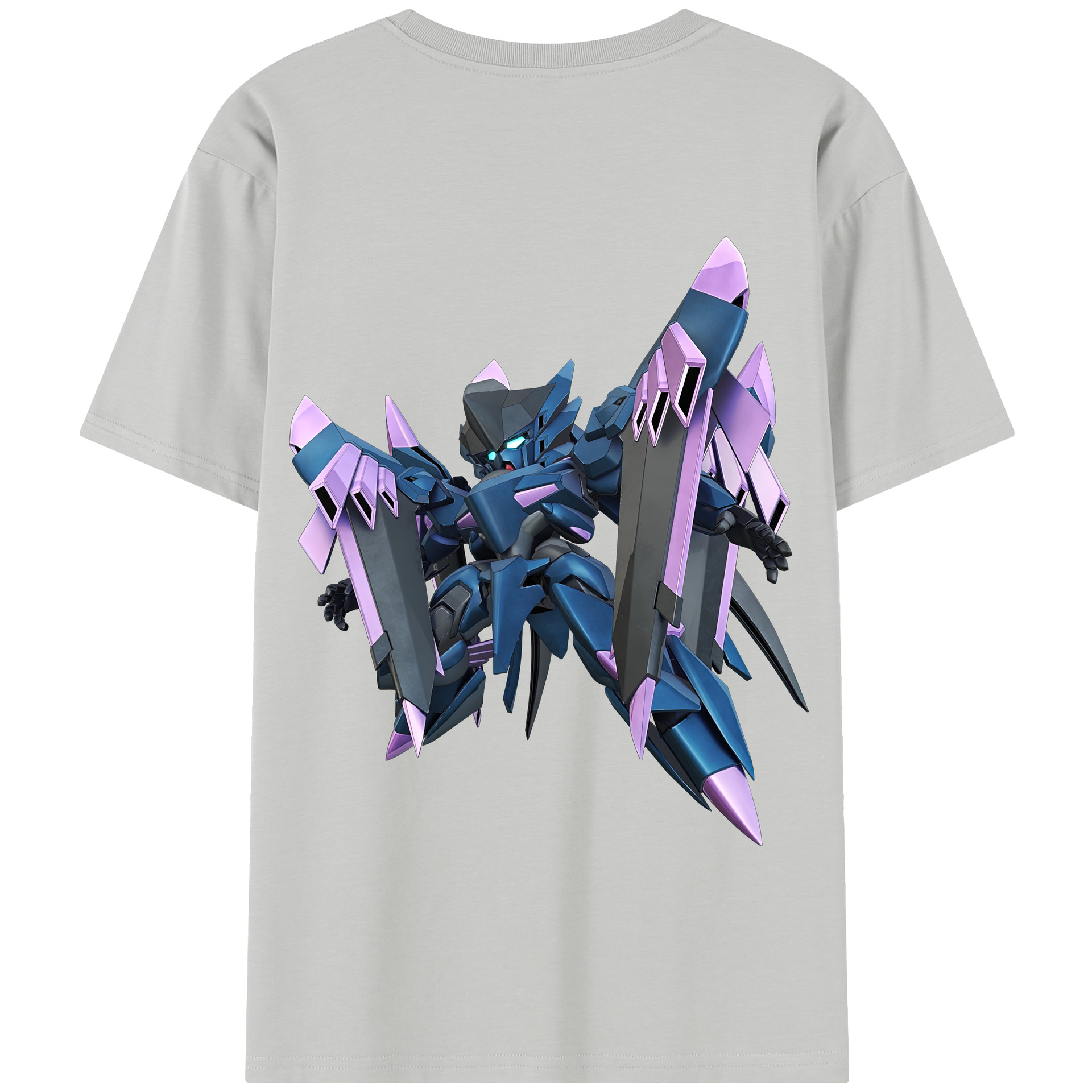 （画像用） 機動戦士ガンダム Mobile Suit Gundam 綿100％半袖Tシャツ（背面プリント）