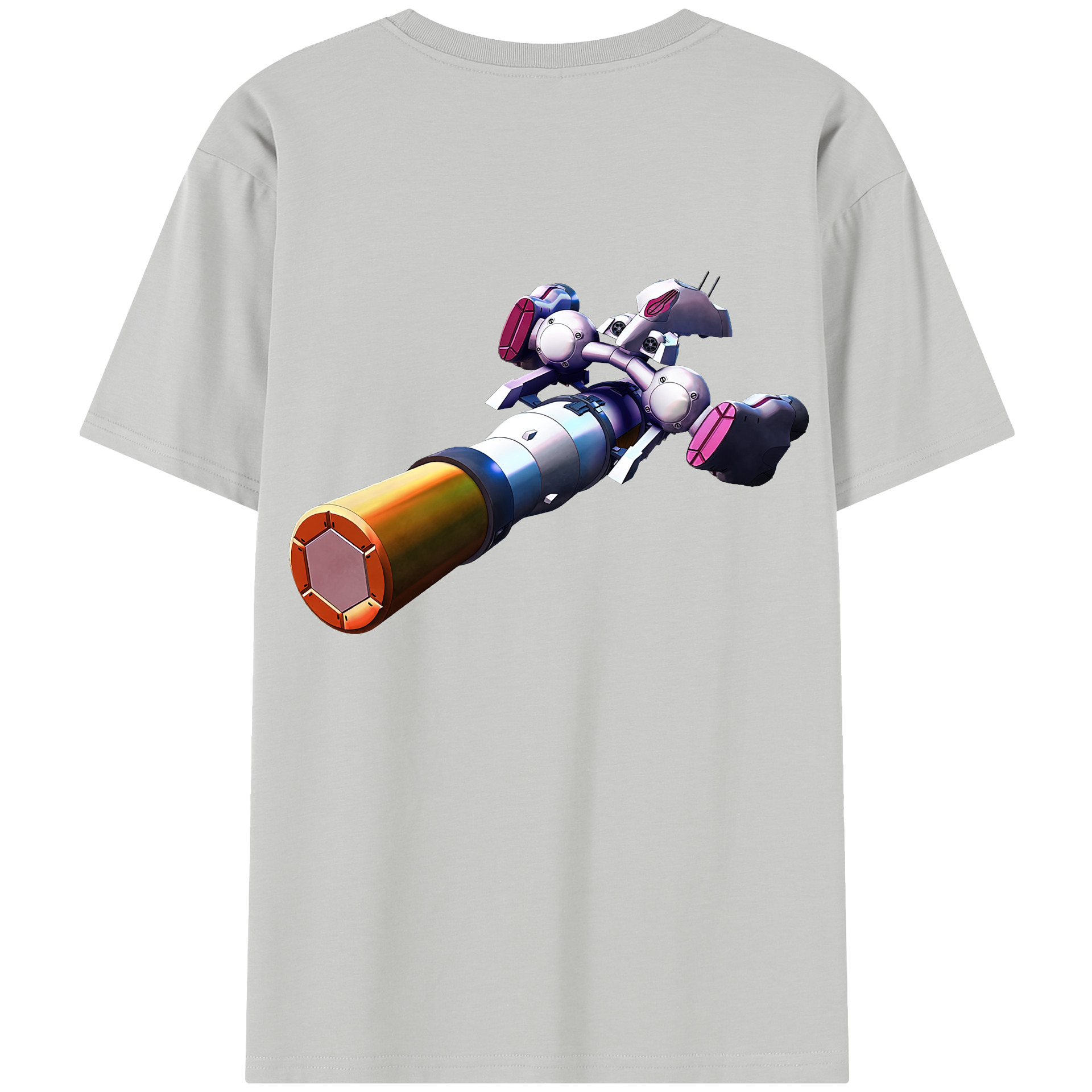 （画像用） 機動戦士ガンダム Mobile Suit Gundam 綿100％半袖Tシャツ（背面プリント）