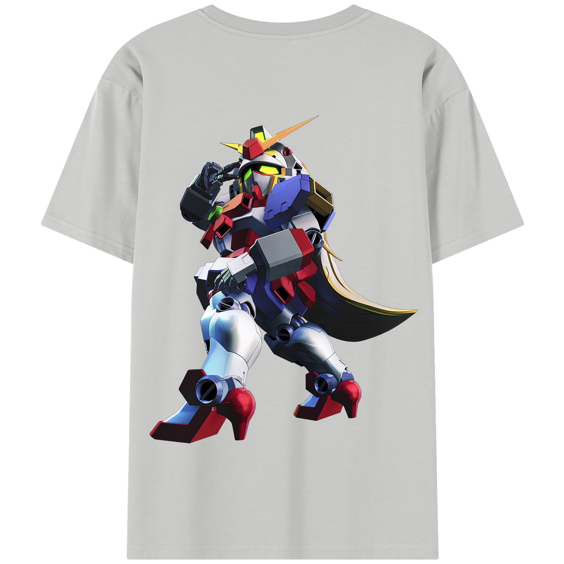 （画像用） 機動戦士ガンダム Mobile Suit Gundam 綿100％半袖Tシャツ（背面プリント）