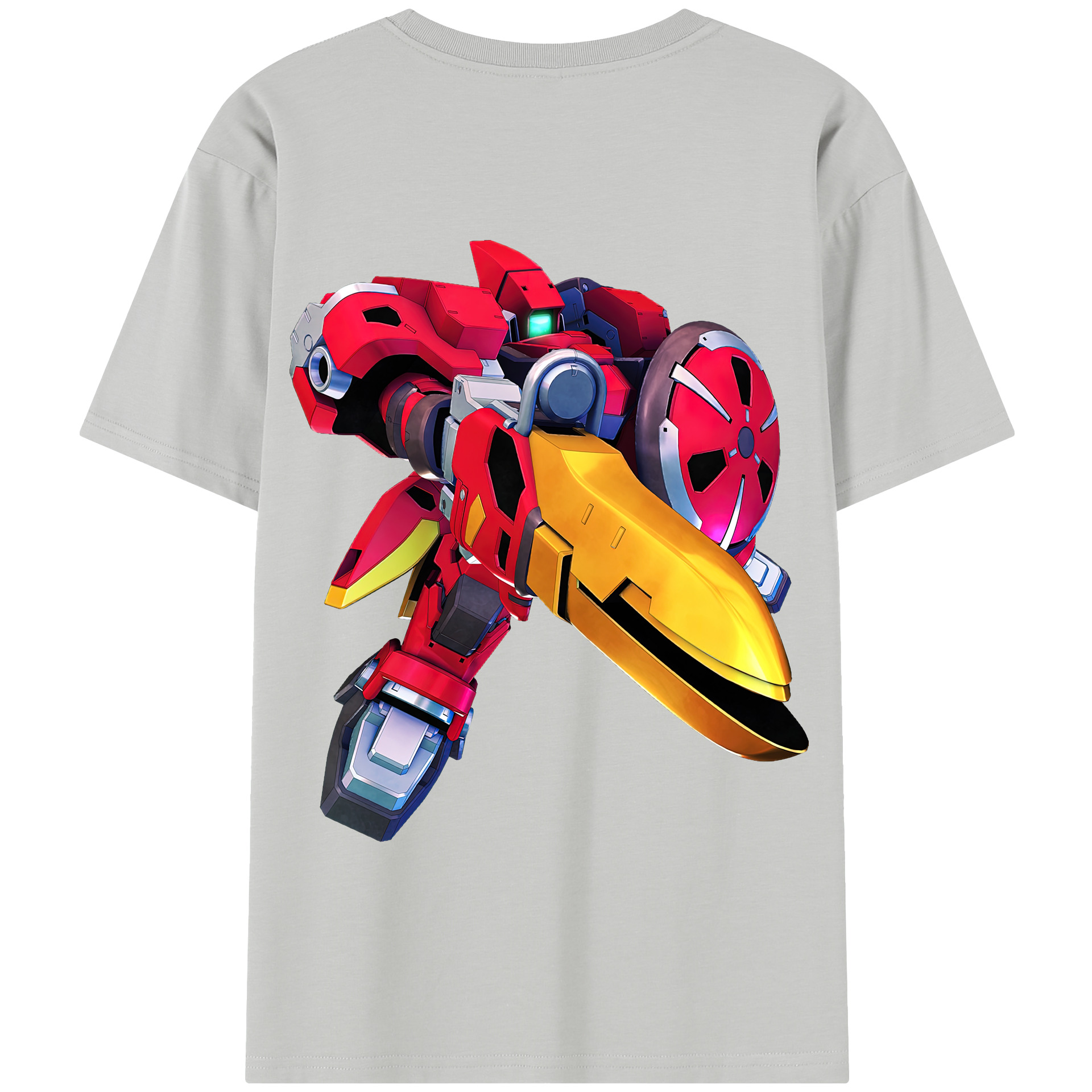 （画像用） 機動戦士ガンダム Mobile Suit Gundam 綿100％半袖Tシャツ（背面プリント）