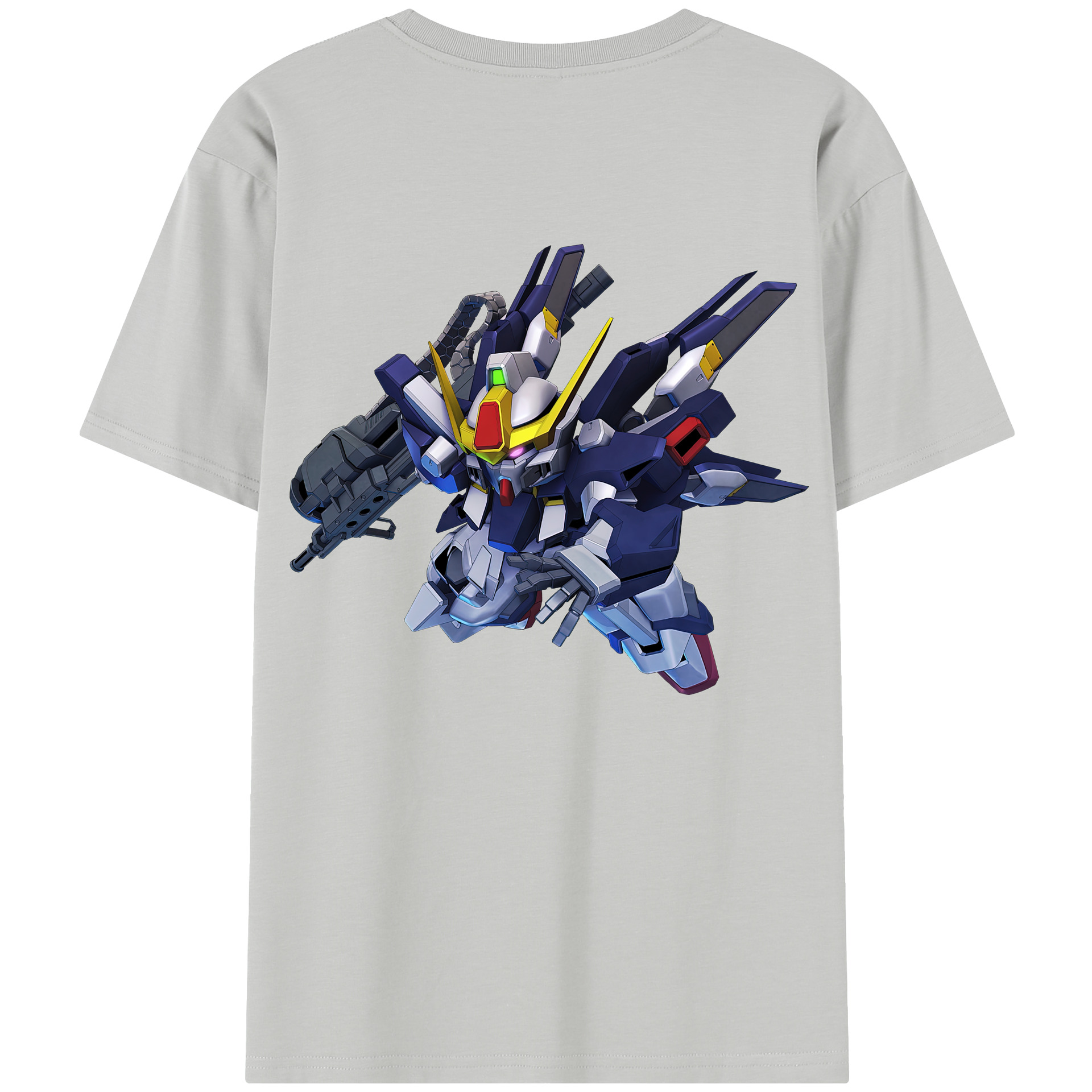 （画像用） 機動戦士ガンダム Mobile Suit Gundam 綿100％半袖Tシャツ（背面プリント）