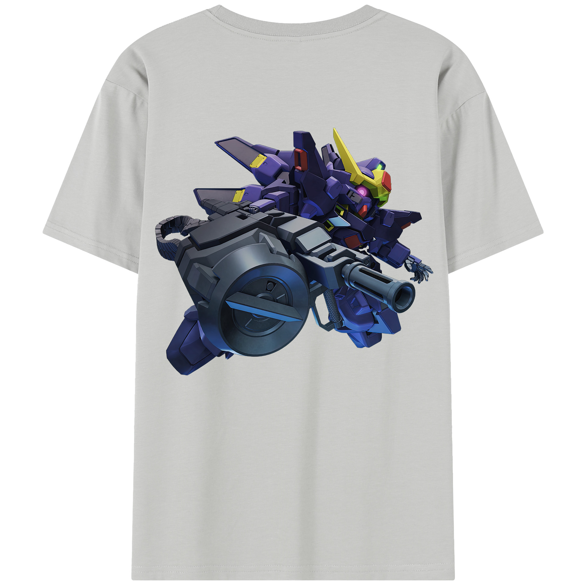 （画像用） 機動戦士ガンダム Mobile Suit Gundam 綿100％半袖Tシャツ（背面プリント）