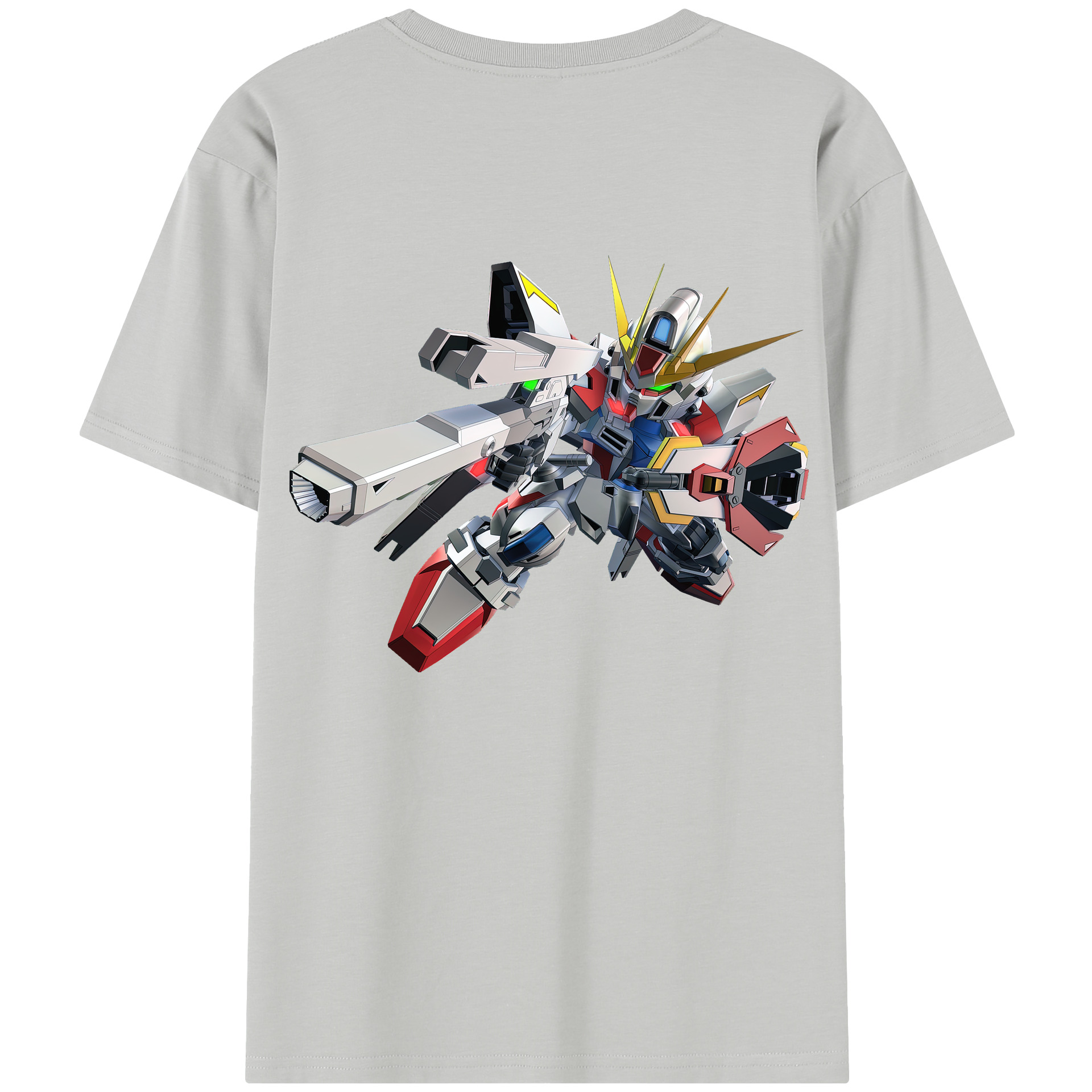 （画像用） 機動戦士ガンダム Mobile Suit Gundam 綿100％半袖Tシャツ（背面プリント）
