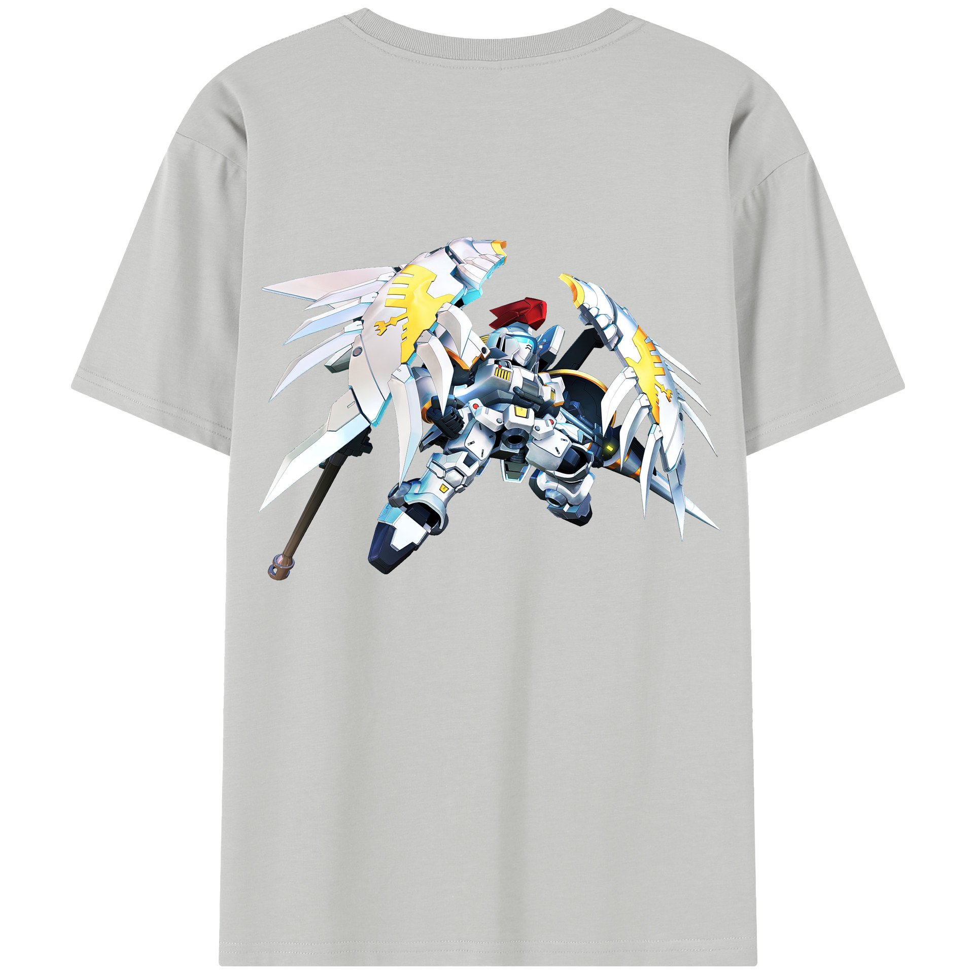 （画像用） 機動戦士ガンダム Mobile Suit Gundam 綿100％半袖Tシャツ（背面プリント）