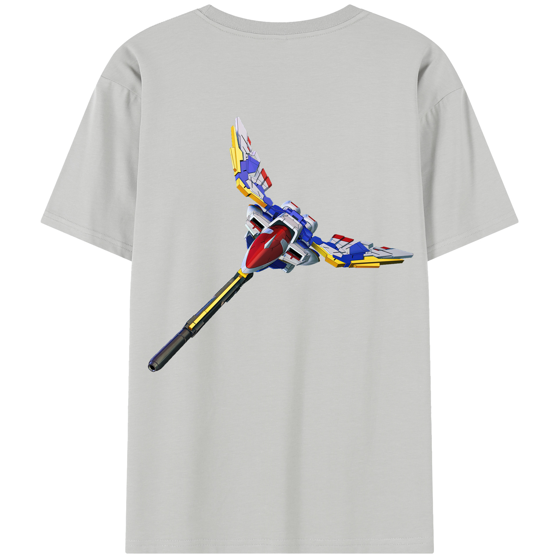 （画像用） 機動戦士ガンダム Mobile Suit Gundam 綿100％半袖Tシャツ（背面プリント）