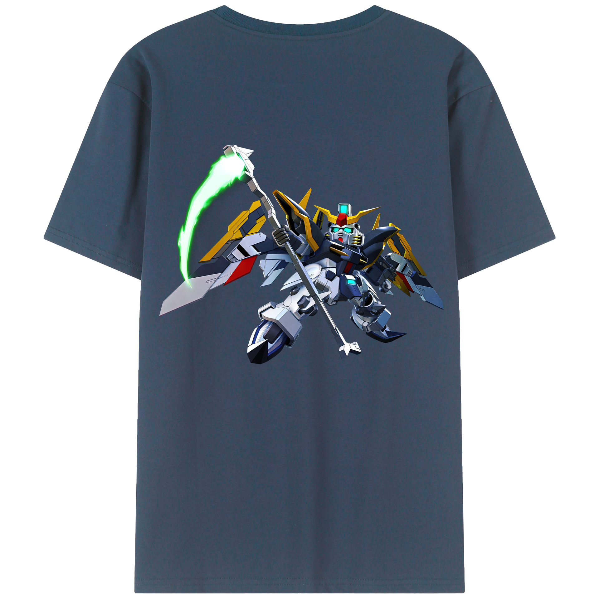 （画像用） 機動戦士ガンダム Mobile Suit Gundam 綿100％半袖Tシャツ（背面プリント）