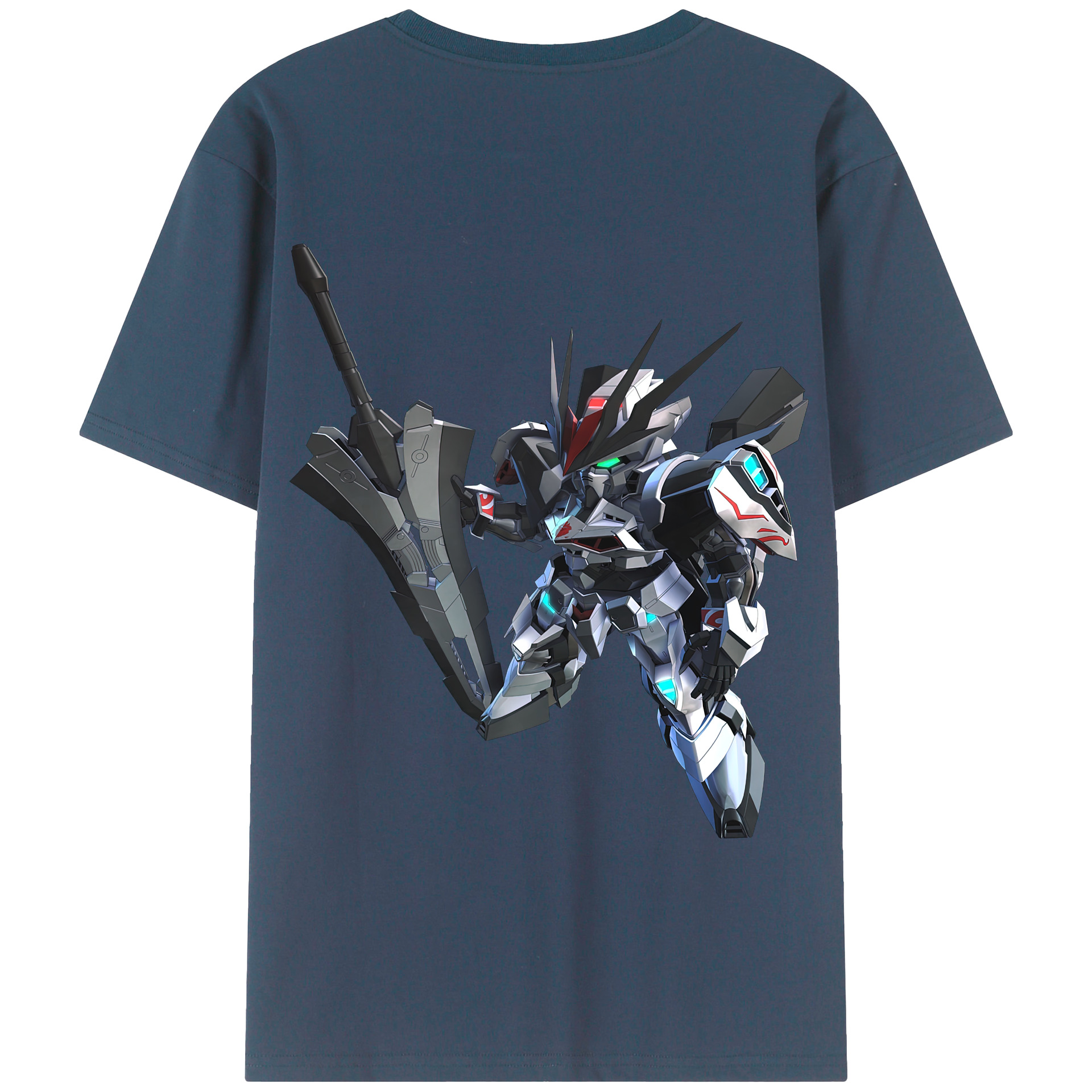 （画像用） 機動戦士ガンダム Mobile Suit Gundam 綿100％半袖Tシャツ（背面プリント）