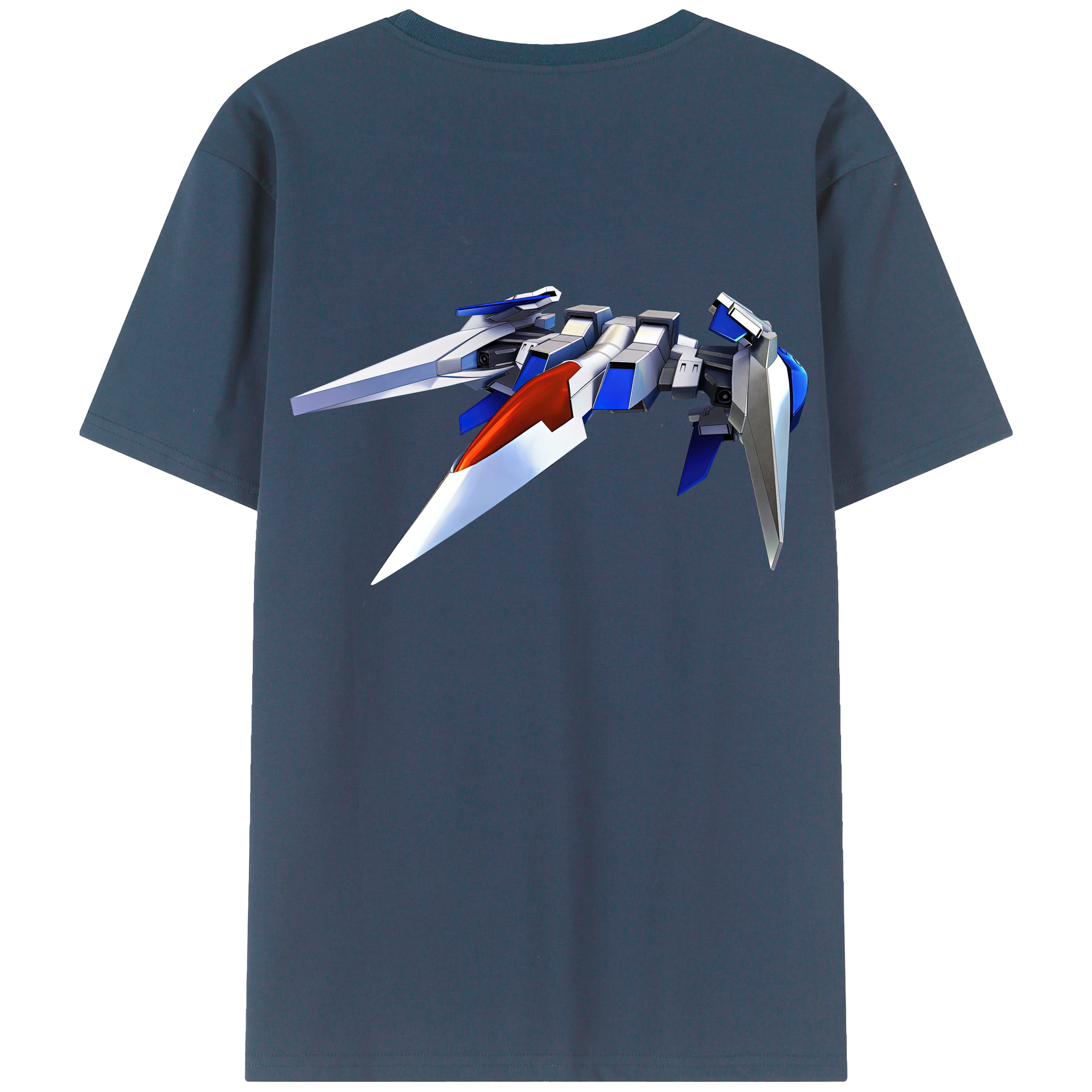 （画像用） 機動戦士ガンダム Mobile Suit Gundam 綿100％半袖Tシャツ（背面プリント）