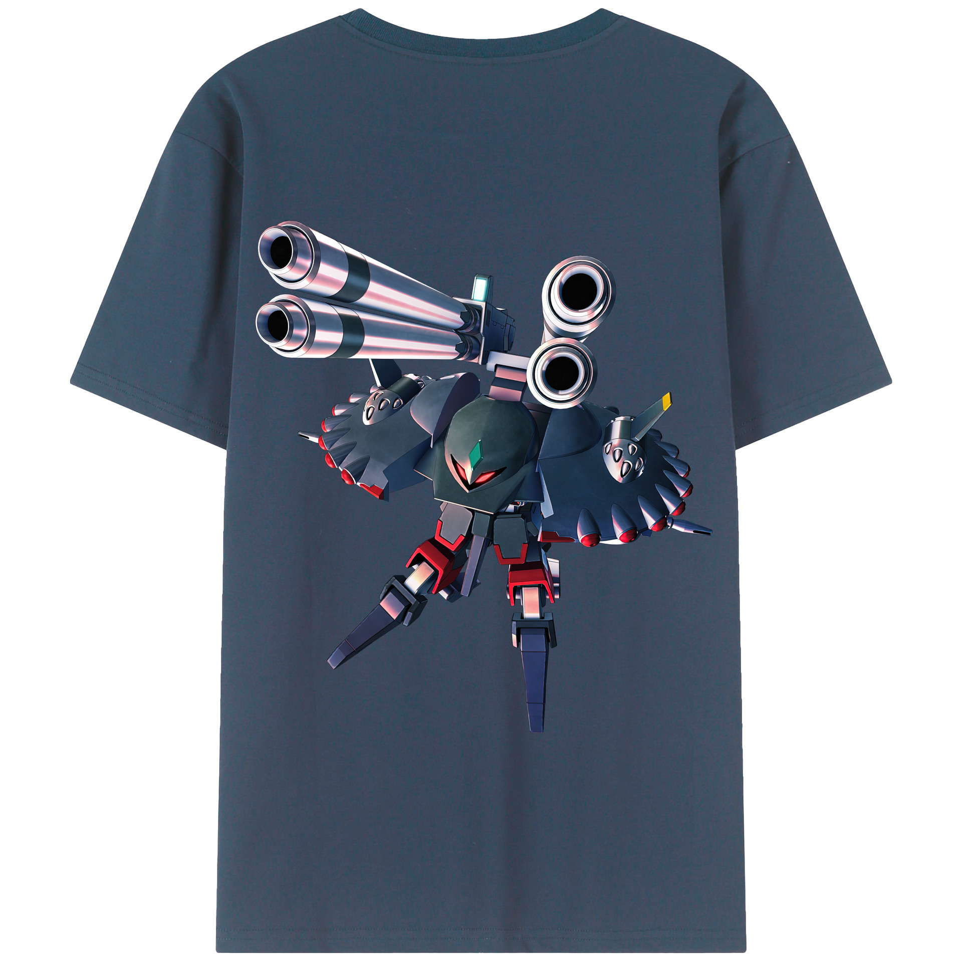 （画像用） 機動戦士ガンダム Mobile Suit Gundam 綿100％半袖Tシャツ（背面プリント）