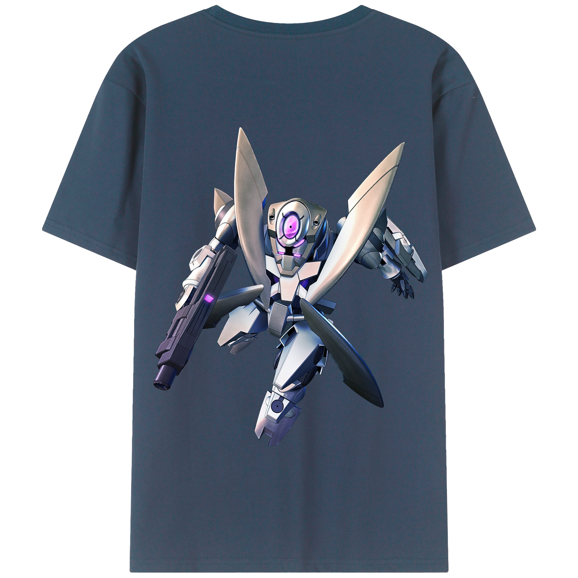 （画像用） 機動戦士ガンダム Mobile Suit Gundam 綿100％半袖Tシャツ（背面プリント）