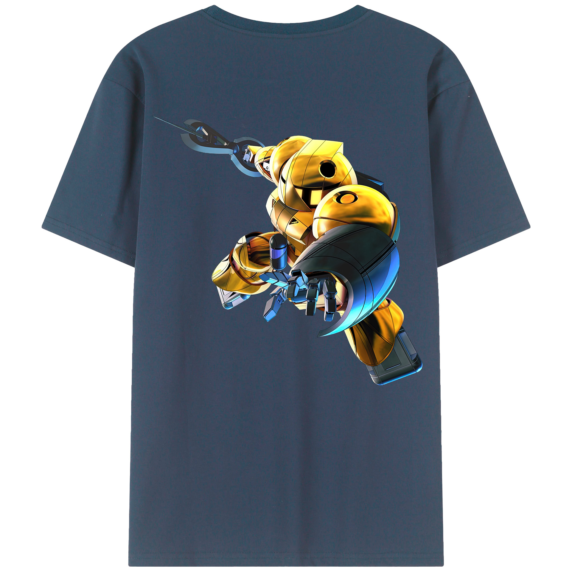 （画像用） 機動戦士ガンダム Mobile Suit Gundam 綿100％半袖Tシャツ（背面プリント）