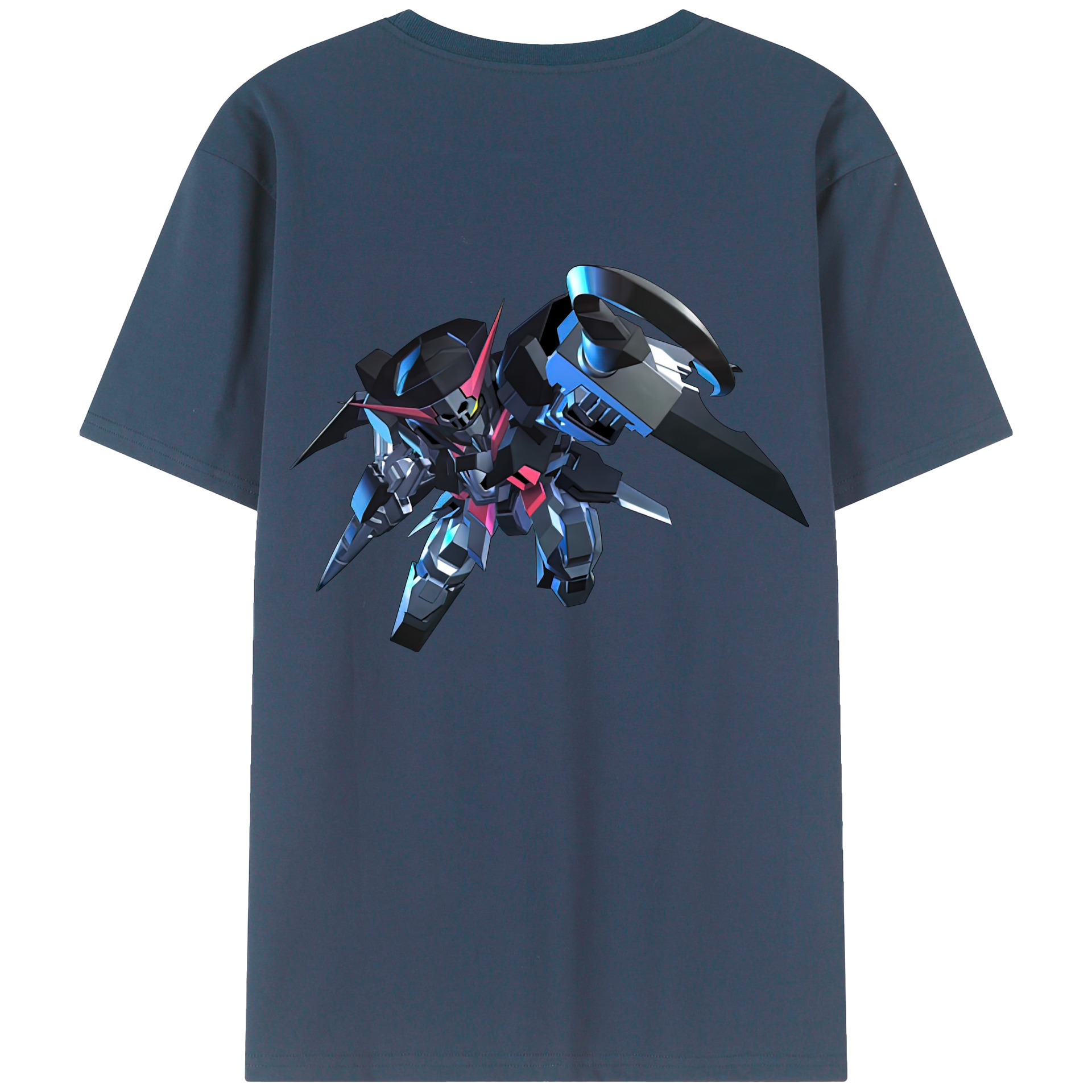 （画像用） 機動戦士ガンダム Mobile Suit Gundam 綿100％半袖Tシャツ（背面プリント）