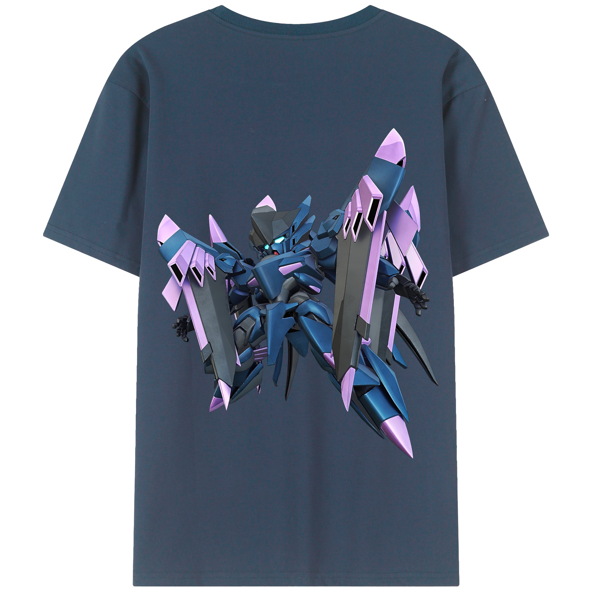 （画像用） 機動戦士ガンダム Mobile Suit Gundam 綿100％半袖Tシャツ（背面プリント）