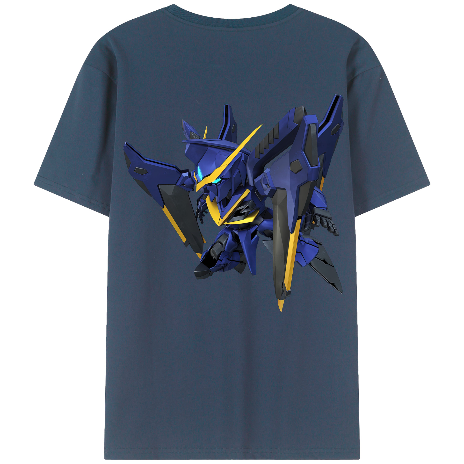 （画像用） 機動戦士ガンダム Mobile Suit Gundam 綿100％半袖Tシャツ（背面プリント）