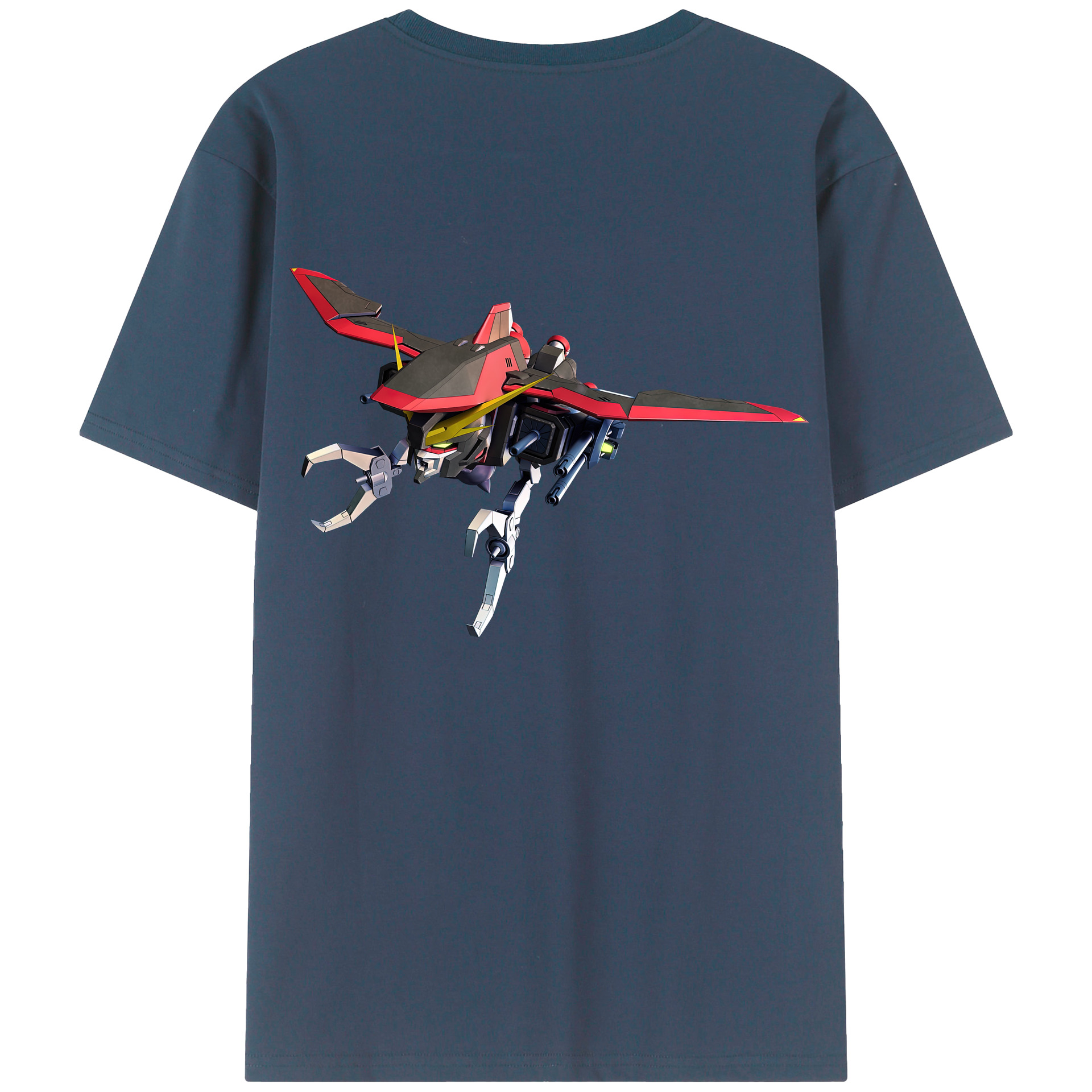 （画像用） 機動戦士ガンダム Mobile Suit Gundam 綿100％半袖Tシャツ（背面プリント）