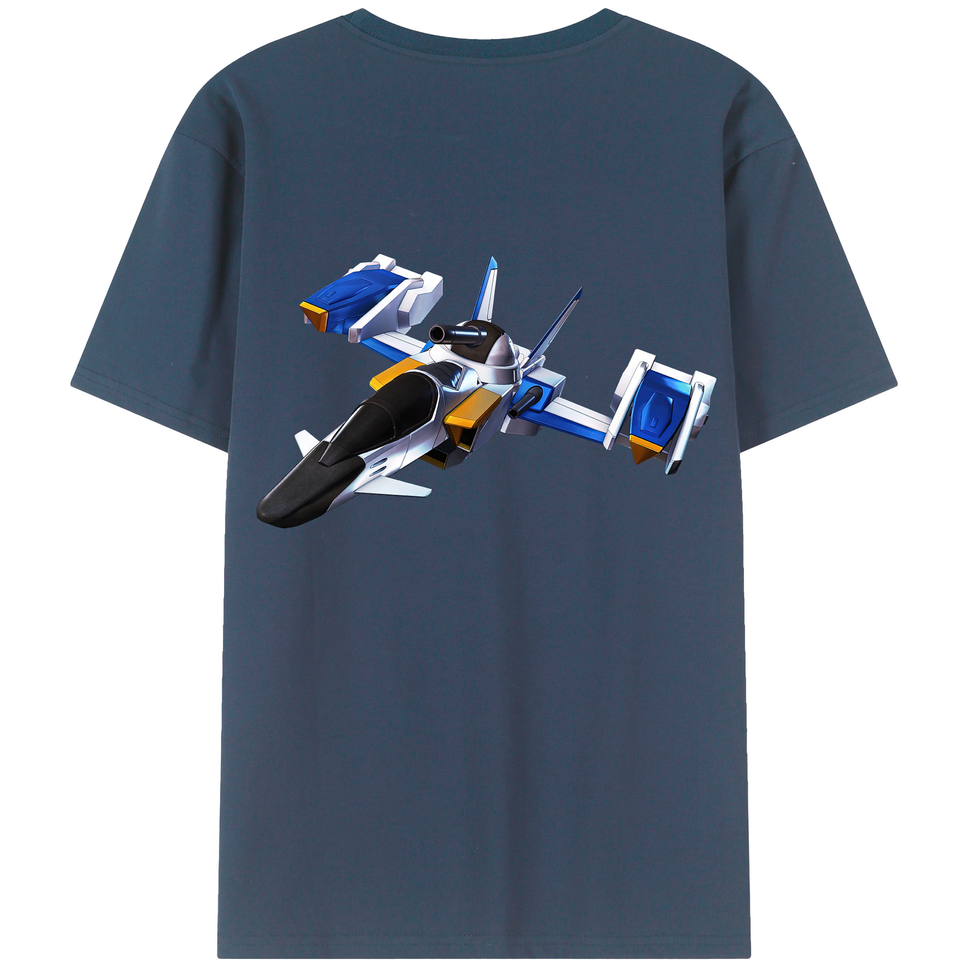 （画像用） 機動戦士ガンダム Mobile Suit Gundam 綿100％半袖Tシャツ（背面プリント）