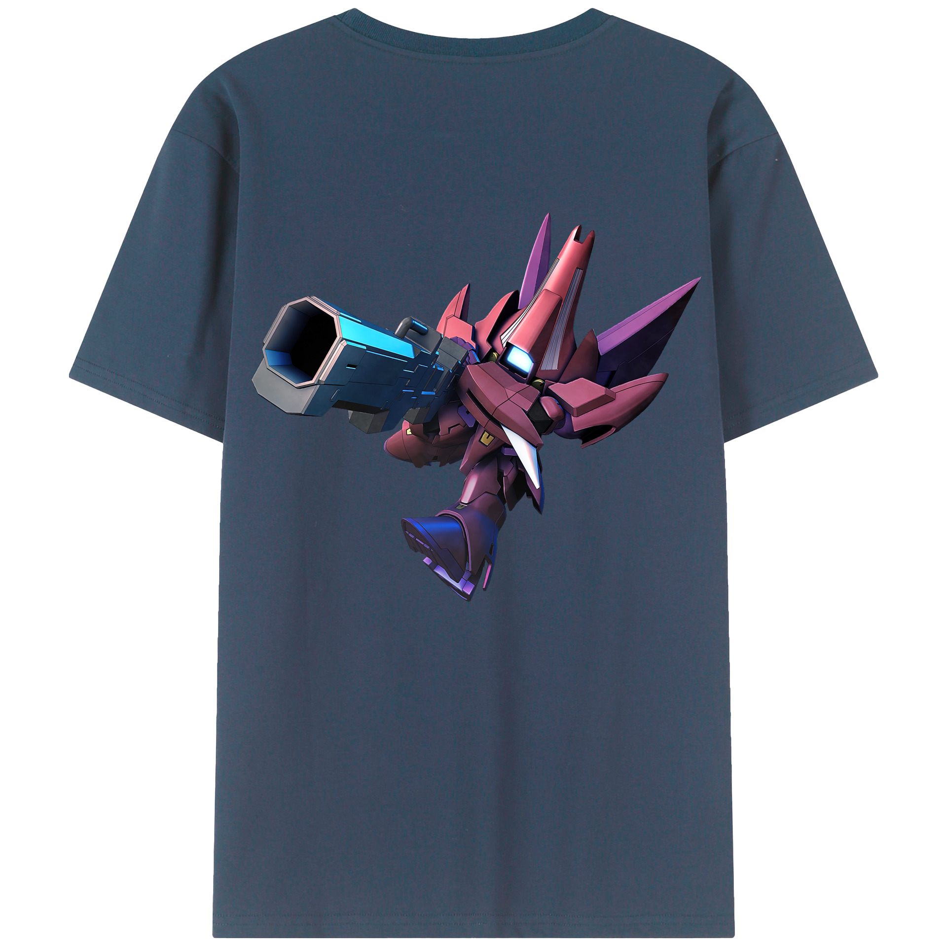 （画像用） 機動戦士ガンダム Mobile Suit Gundam 綿100％半袖Tシャツ（背面プリント）