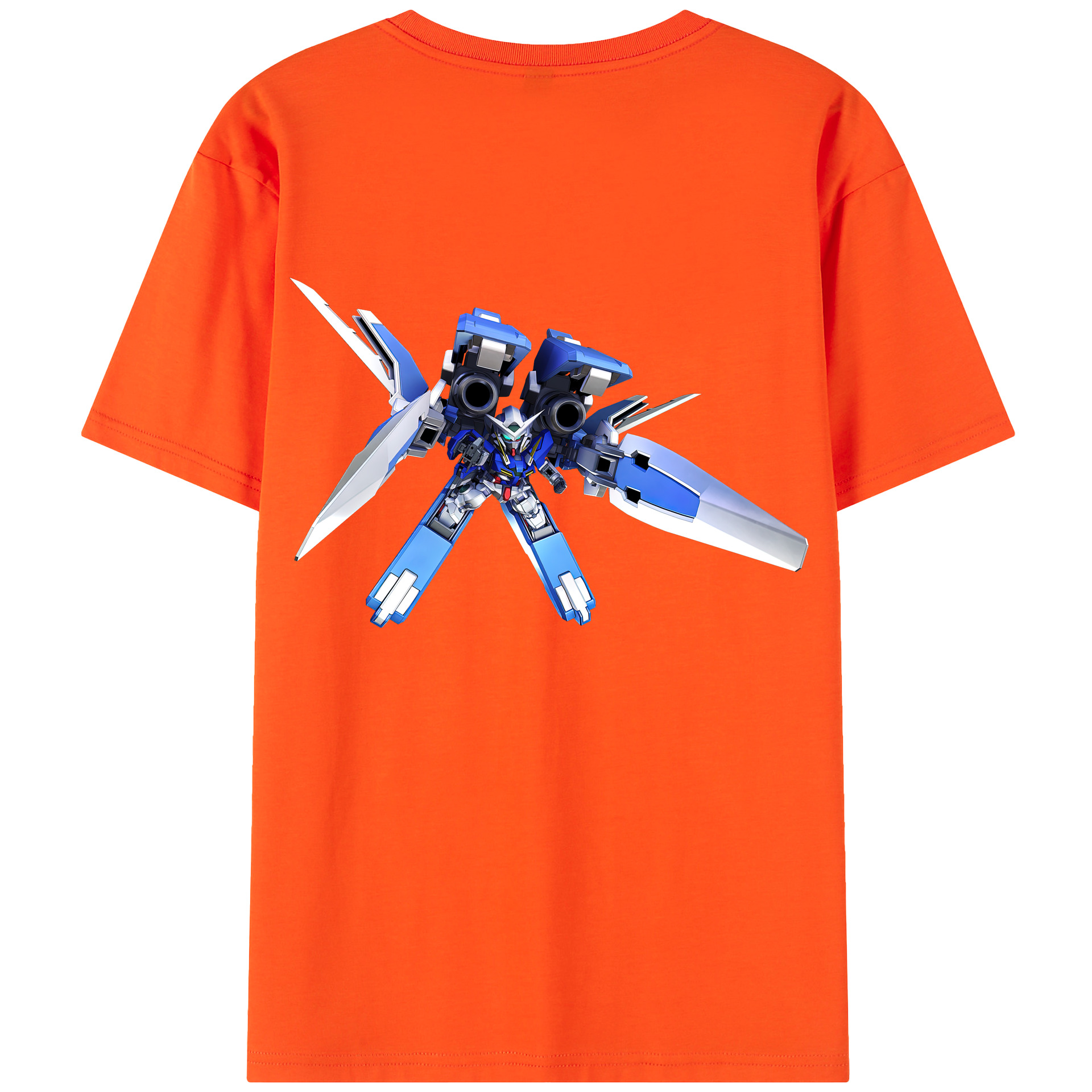 （画像用） 機動戦士ガンダム Mobile Suit Gundam 綿100％半袖Tシャツ（背面プリント）