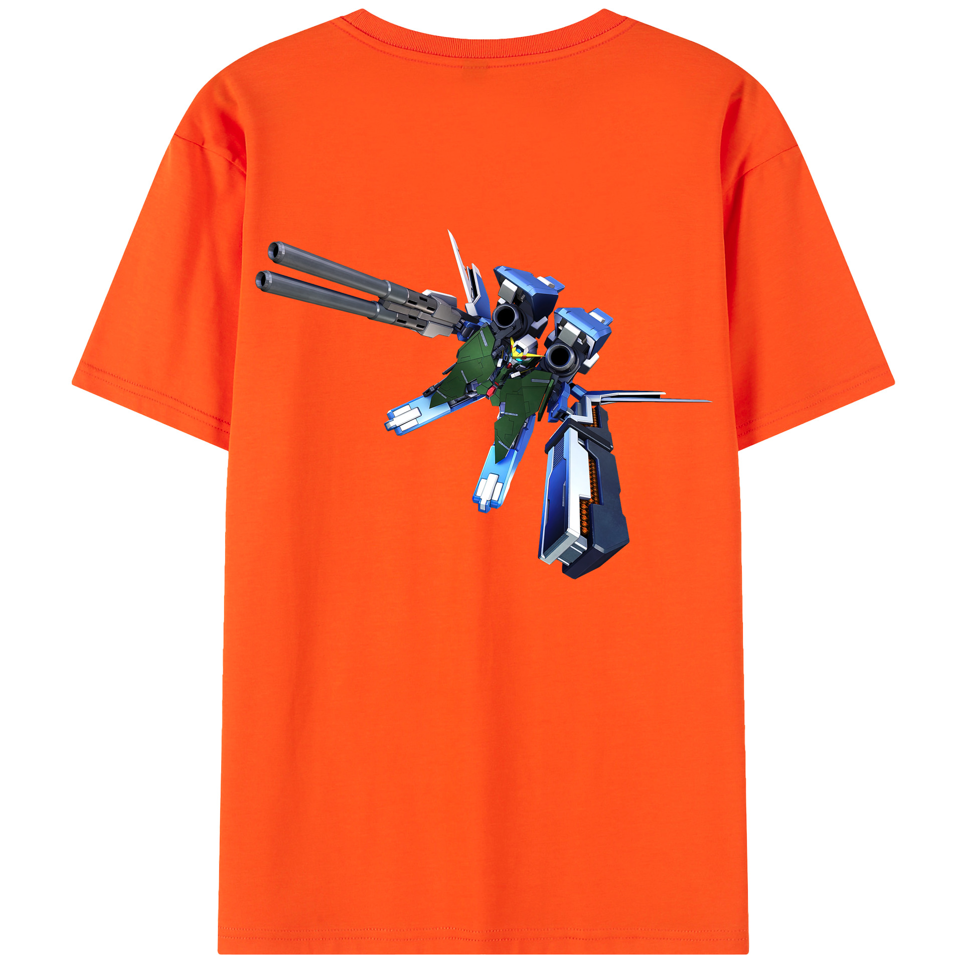 （画像用） 機動戦士ガンダム Mobile Suit Gundam 綿100％半袖Tシャツ（背面プリント）