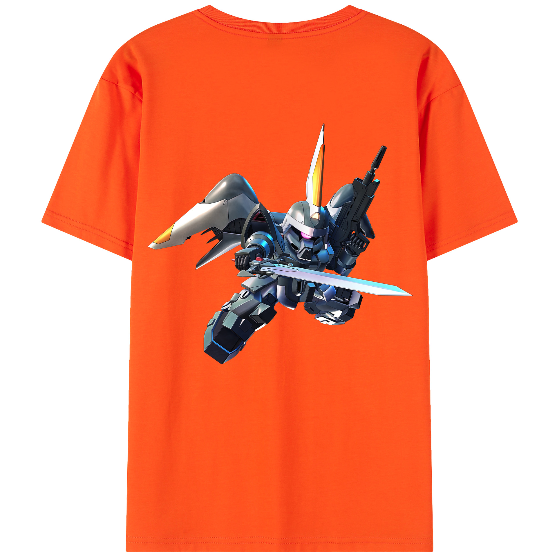 （画像用） 機動戦士ガンダム Mobile Suit Gundam 綿100％半袖Tシャツ（背面プリント）