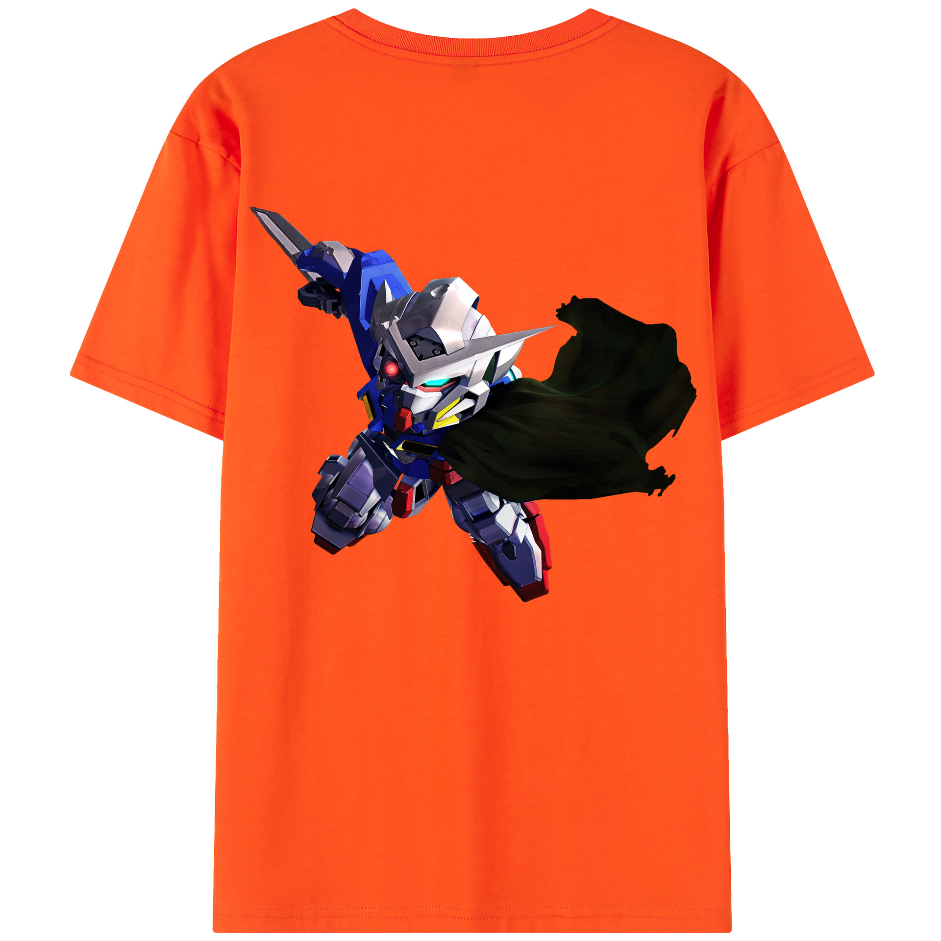 （画像用） 機動戦士ガンダム Mobile Suit Gundam 綿100％半袖Tシャツ（背面プリント）