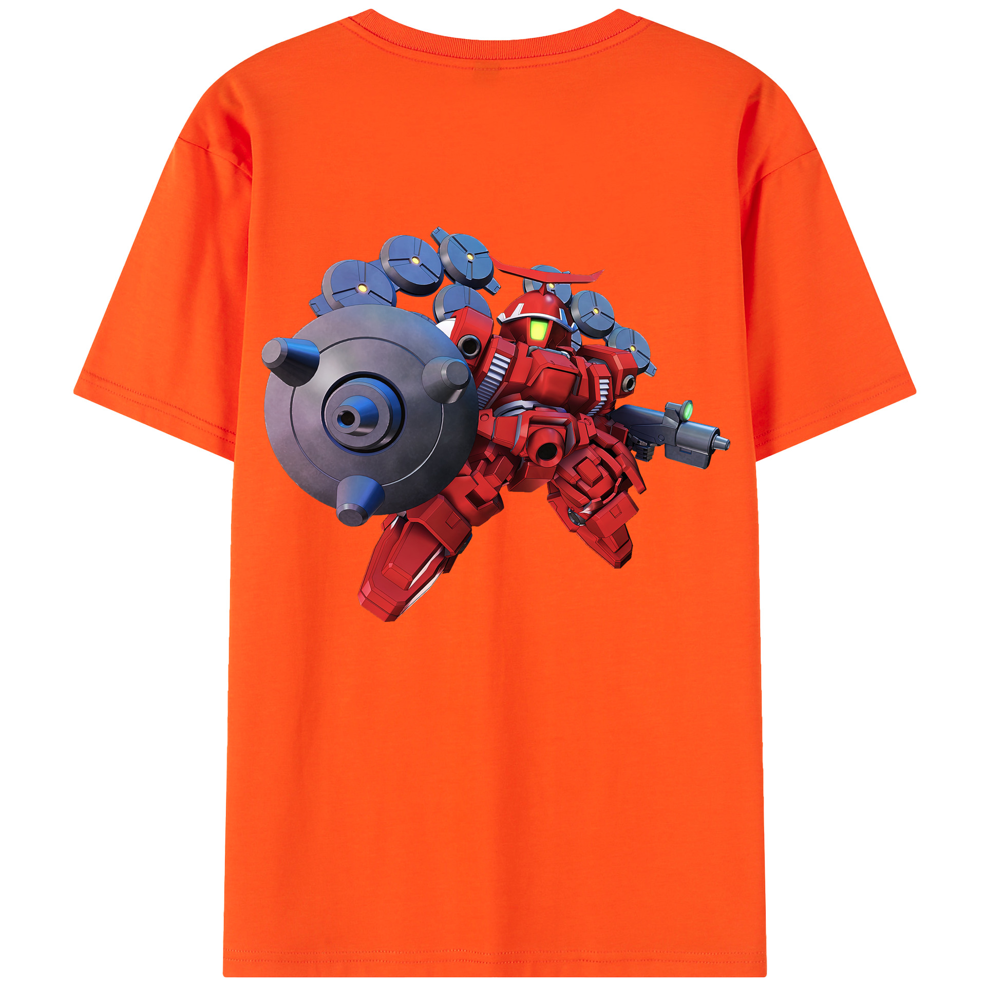 （画像用） 機動戦士ガンダム Mobile Suit Gundam 綿100％半袖Tシャツ（背面プリント）
