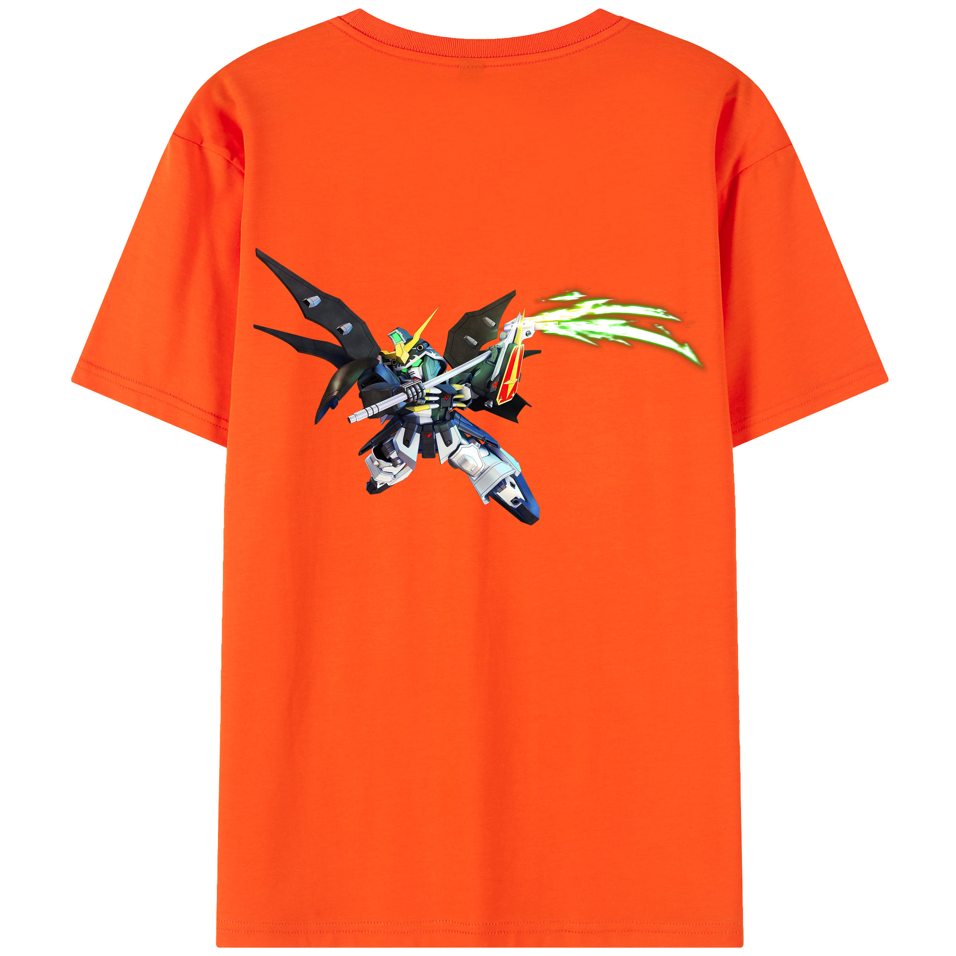 （画像用） 機動戦士ガンダム Mobile Suit Gundam 綿100％半袖Tシャツ（背面プリント）
