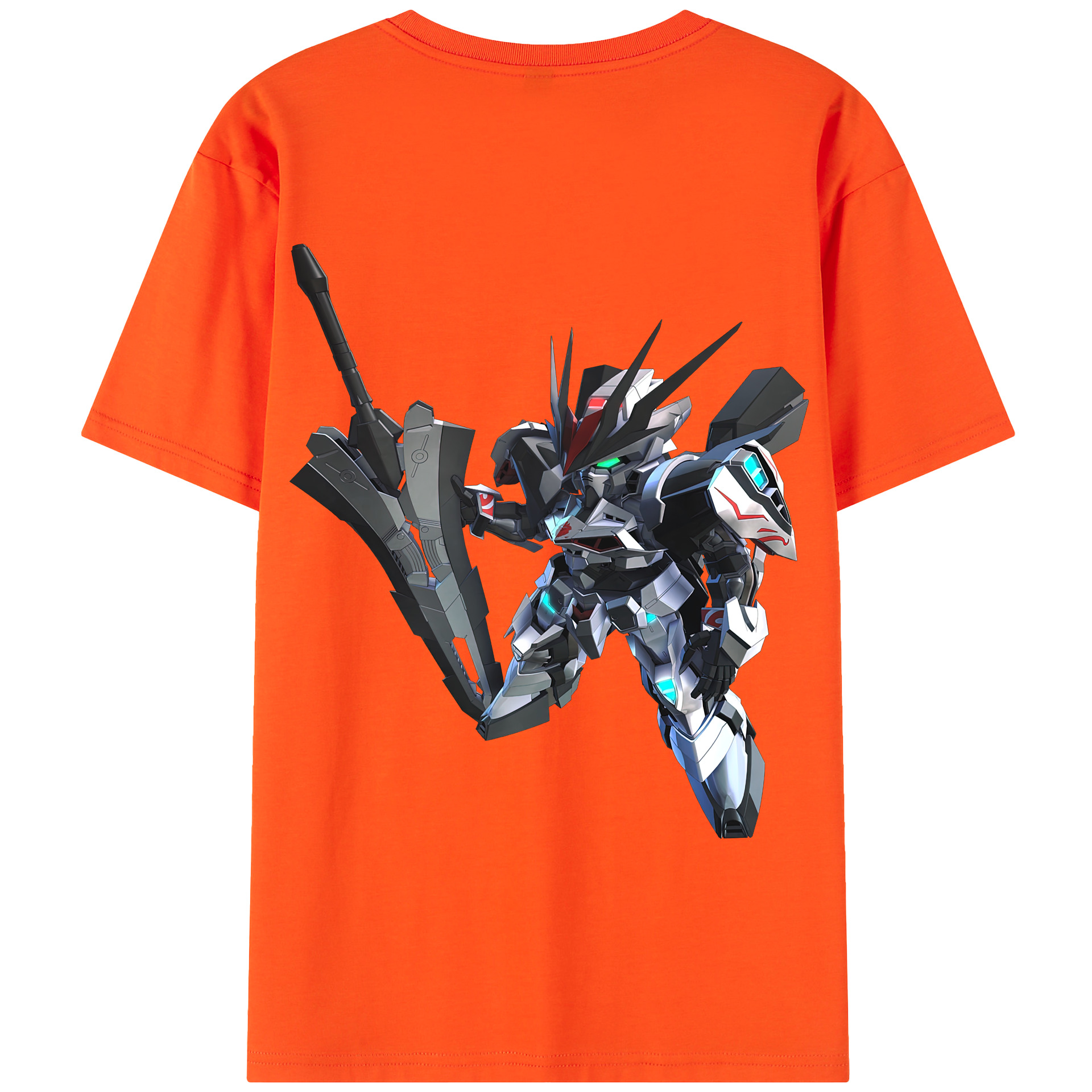 （画像用） 機動戦士ガンダム Mobile Suit Gundam 綿100％半袖Tシャツ（背面プリント）