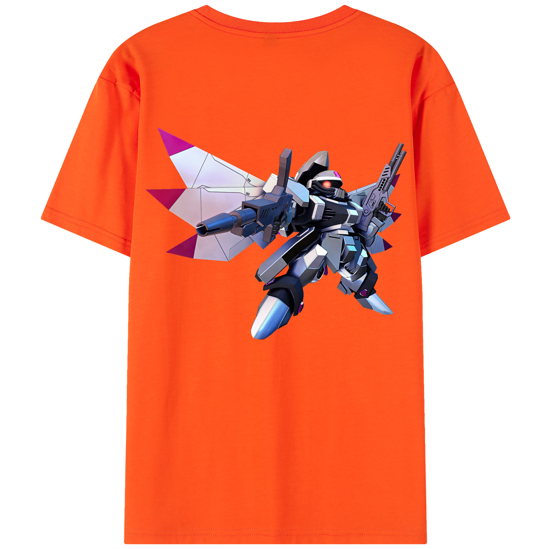 （画像用） 機動戦士ガンダム Mobile Suit Gundam 綿100％半袖Tシャツ（背面プリント）