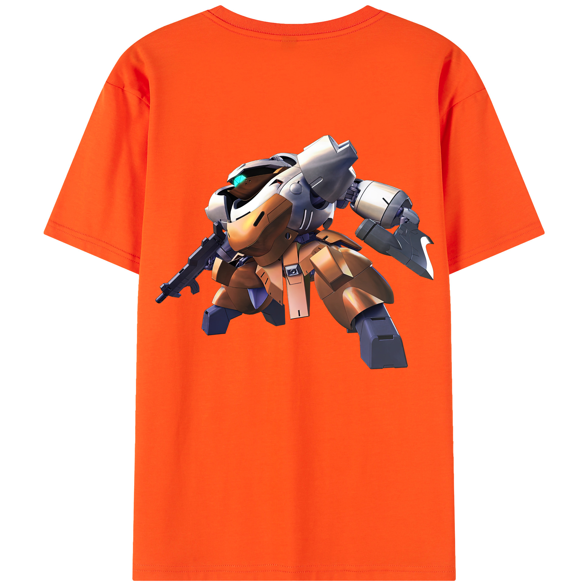 （画像用） 機動戦士ガンダム Mobile Suit Gundam 綿100％半袖Tシャツ（背面プリント）