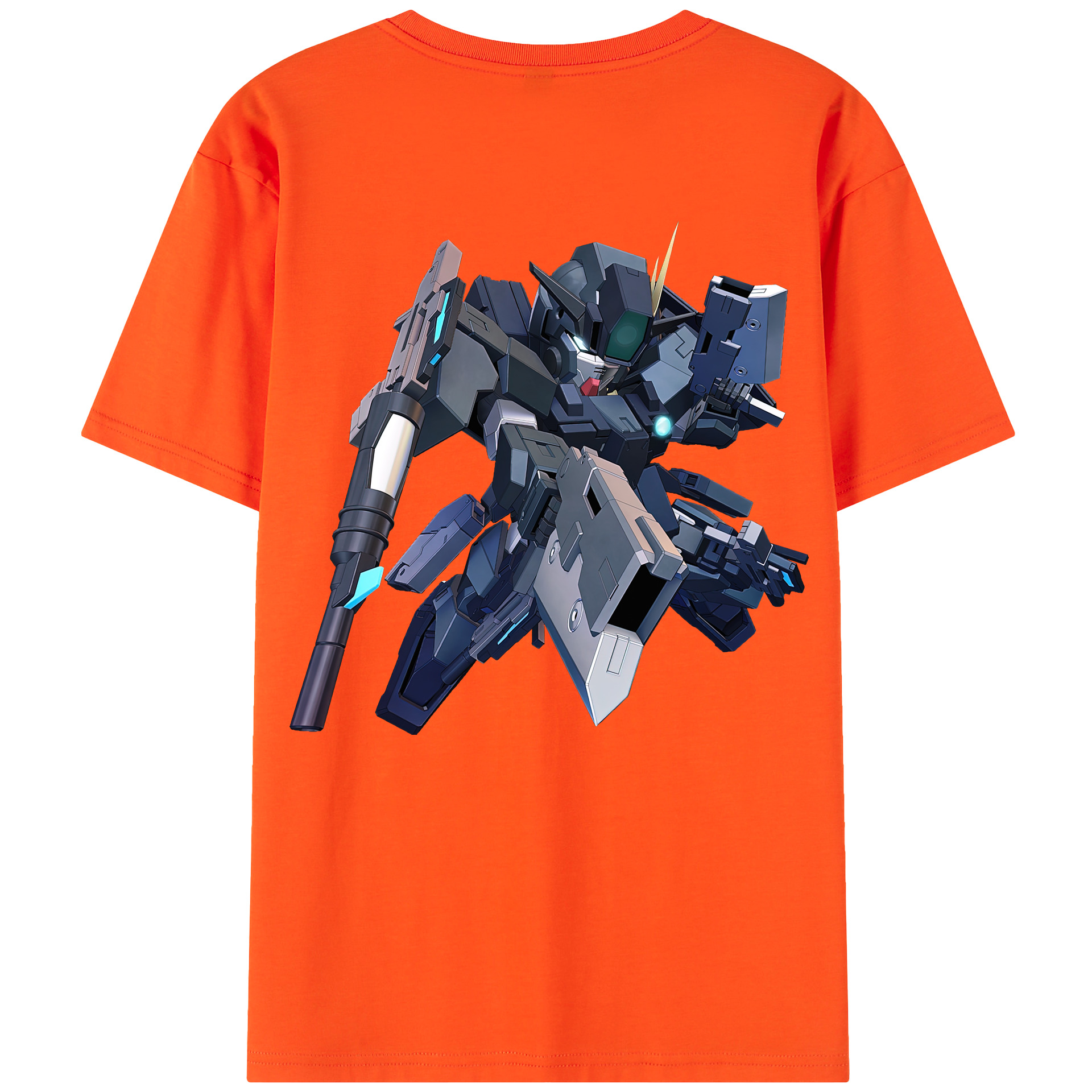 （画像用） 機動戦士ガンダム Mobile Suit Gundam 綿100％半袖Tシャツ（背面プリント）