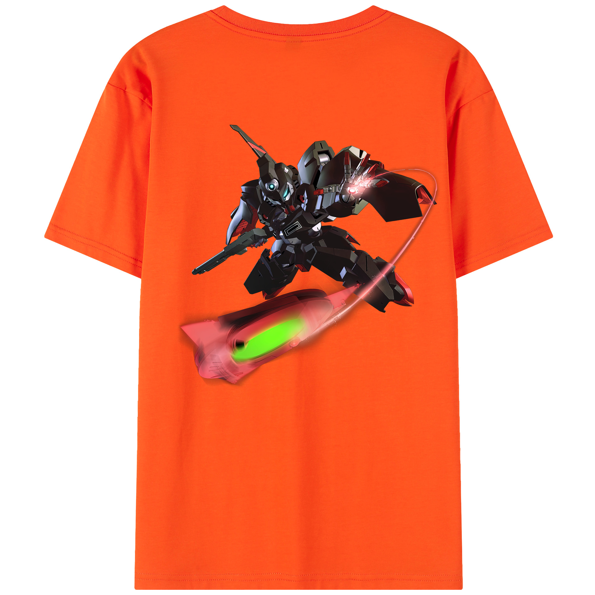 （画像用） 機動戦士ガンダム Mobile Suit Gundam 綿100％半袖Tシャツ（背面プリント）