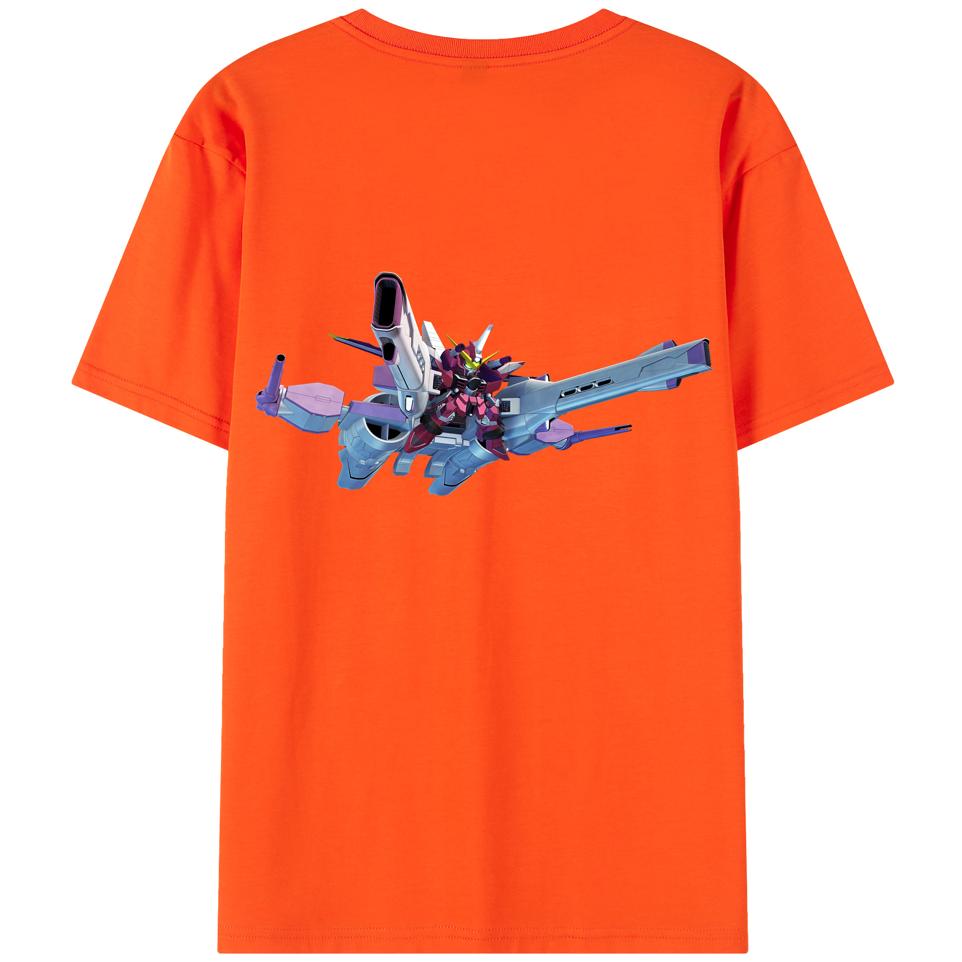 （画像用） 機動戦士ガンダム Mobile Suit Gundam 綿100％半袖Tシャツ（背面プリント）