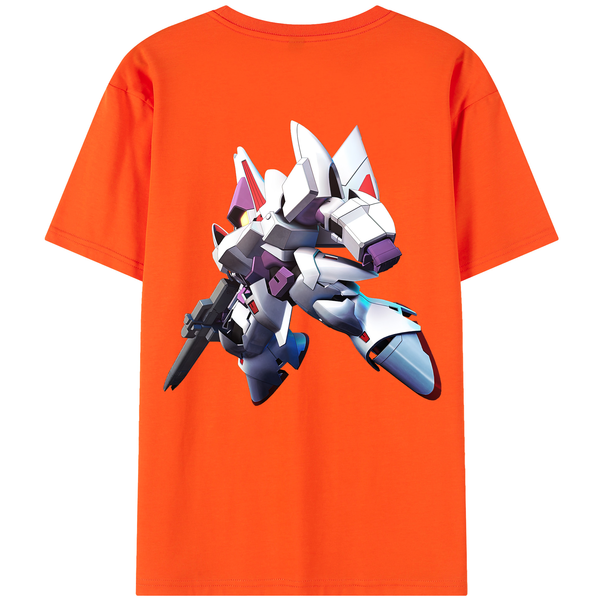 （画像用） 機動戦士ガンダム Mobile Suit Gundam 綿100％半袖Tシャツ（背面プリント）