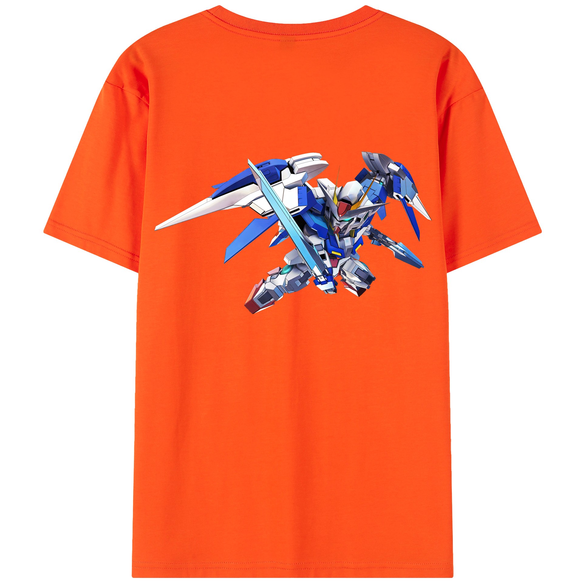 （画像用） 機動戦士ガンダム Mobile Suit Gundam 綿100％半袖Tシャツ（背面プリント）