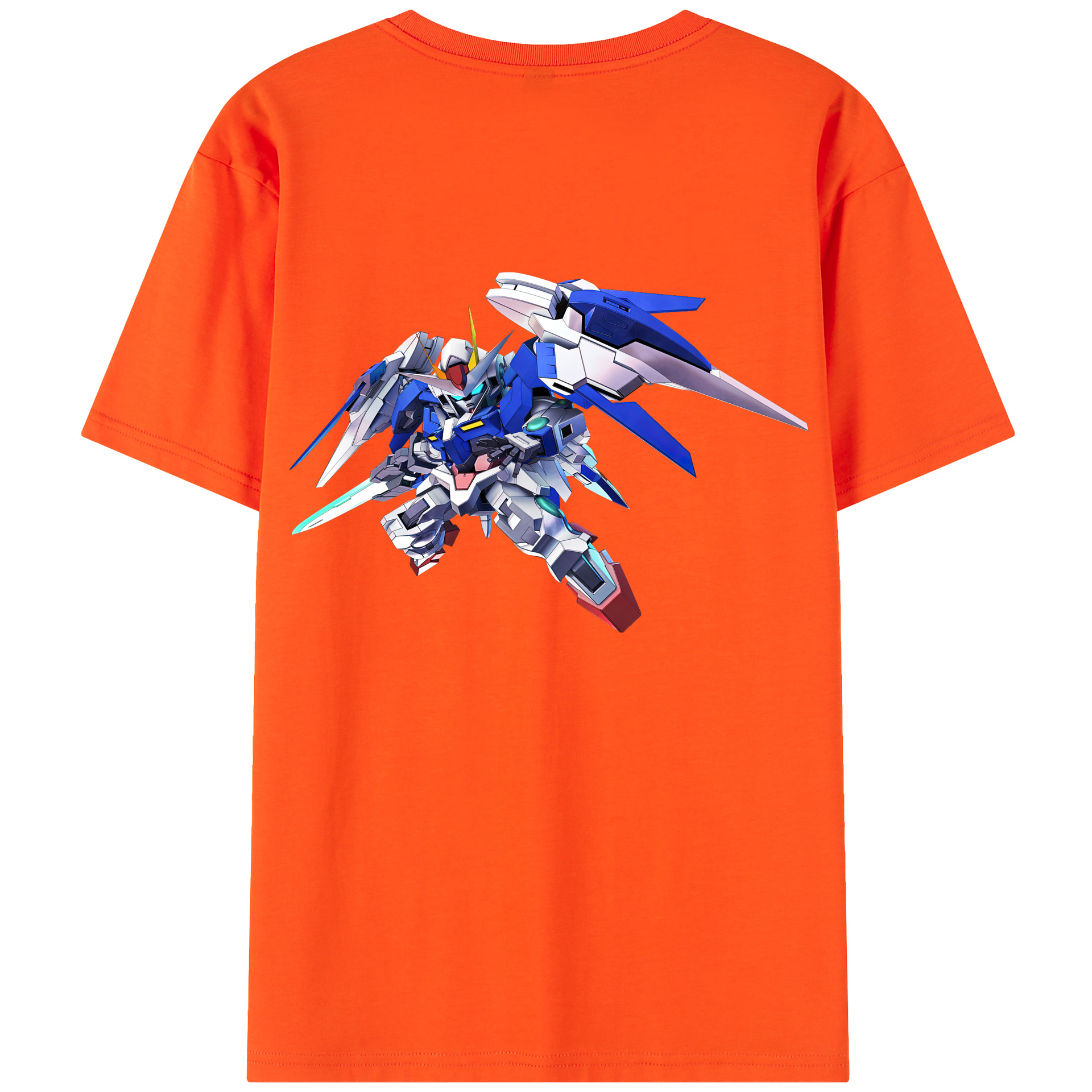（画像用） 機動戦士ガンダム Mobile Suit Gundam 綿100％半袖Tシャツ（背面プリント）