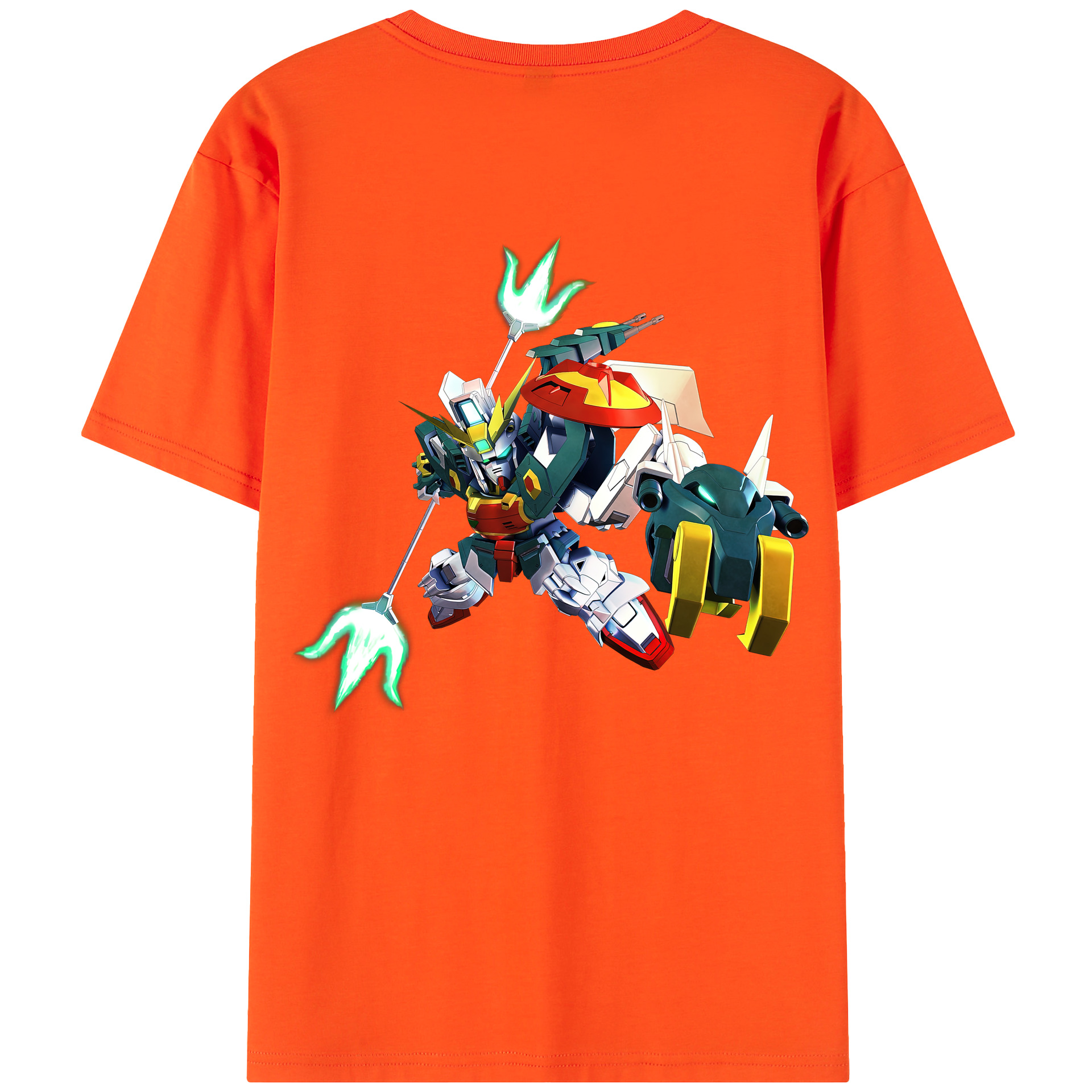 （画像用） 機動戦士ガンダム Mobile Suit Gundam 綿100％半袖Tシャツ（背面プリント）