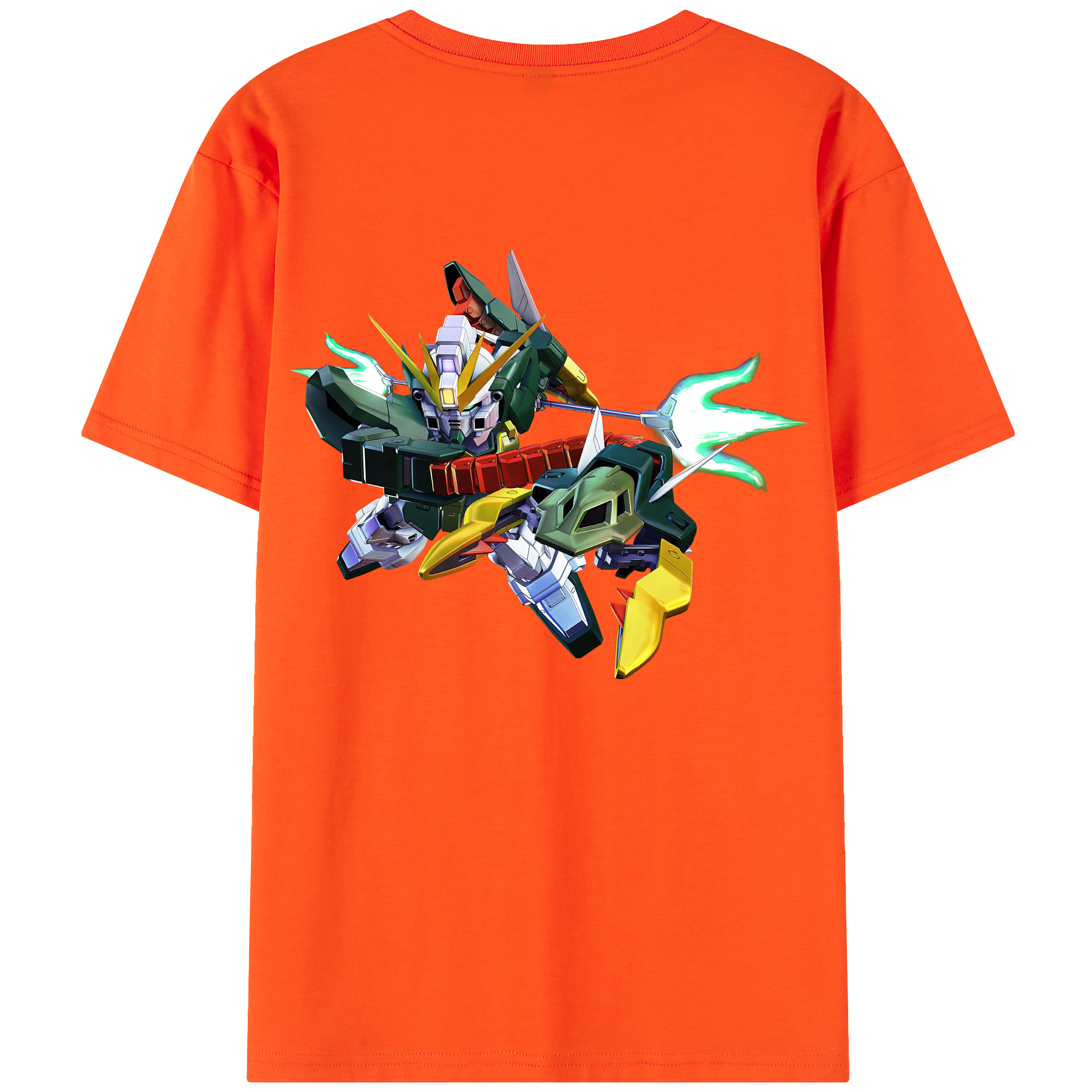（画像用） 機動戦士ガンダム Mobile Suit Gundam 綿100％半袖Tシャツ（背面プリント）