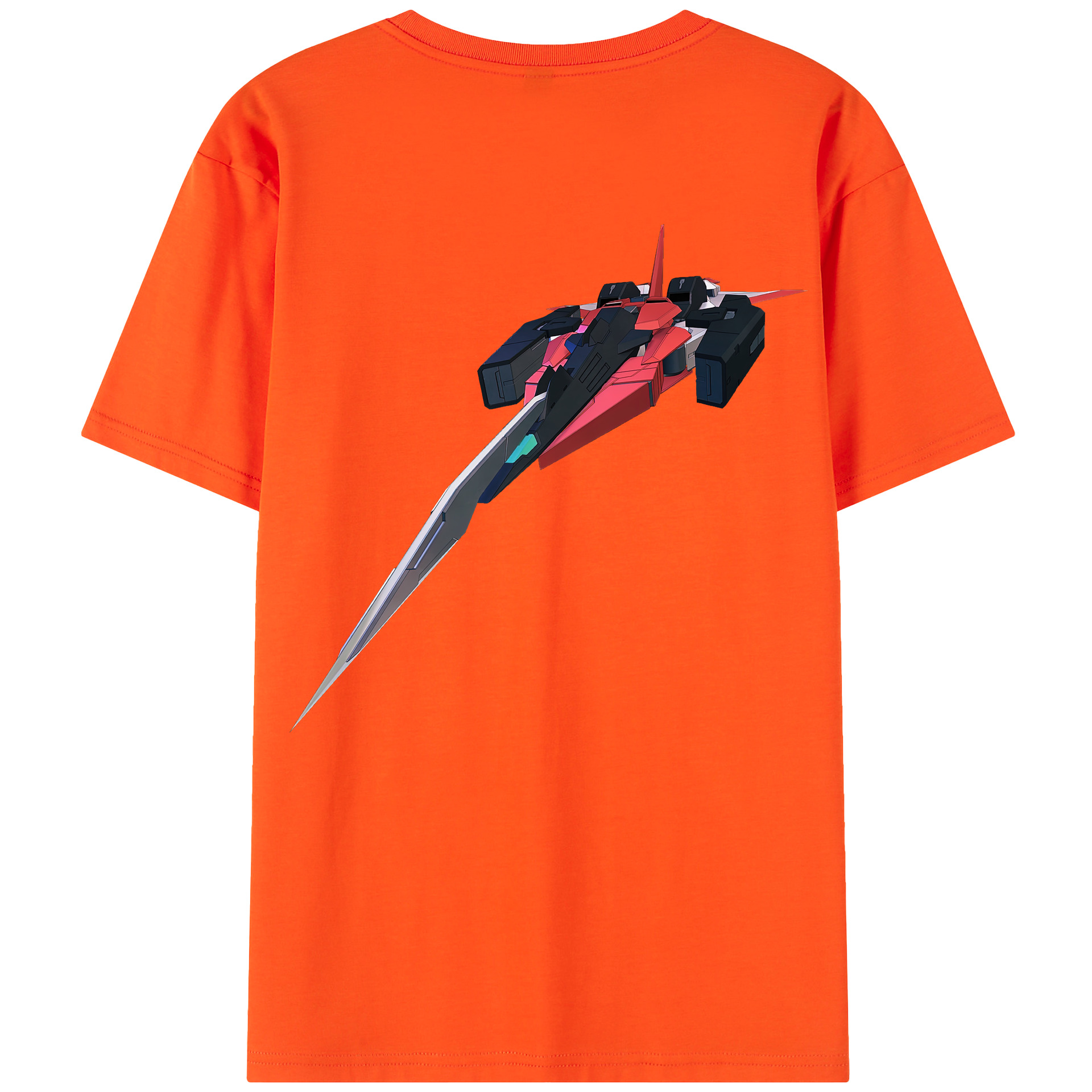 （画像用） 機動戦士ガンダム Mobile Suit Gundam 綿100％半袖Tシャツ（背面プリント）