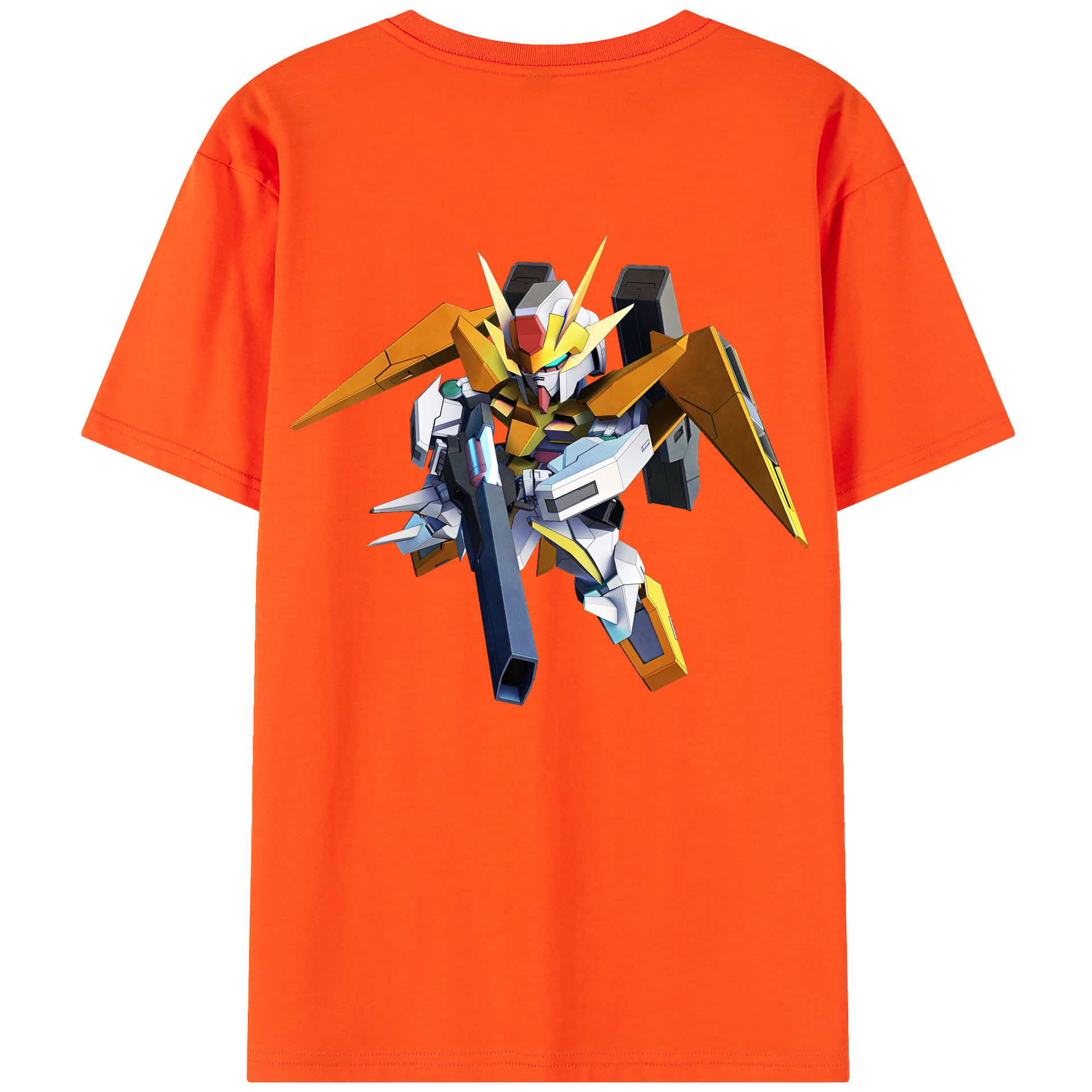 （画像用） 機動戦士ガンダム Mobile Suit Gundam 綿100％半袖Tシャツ（背面プリント）
