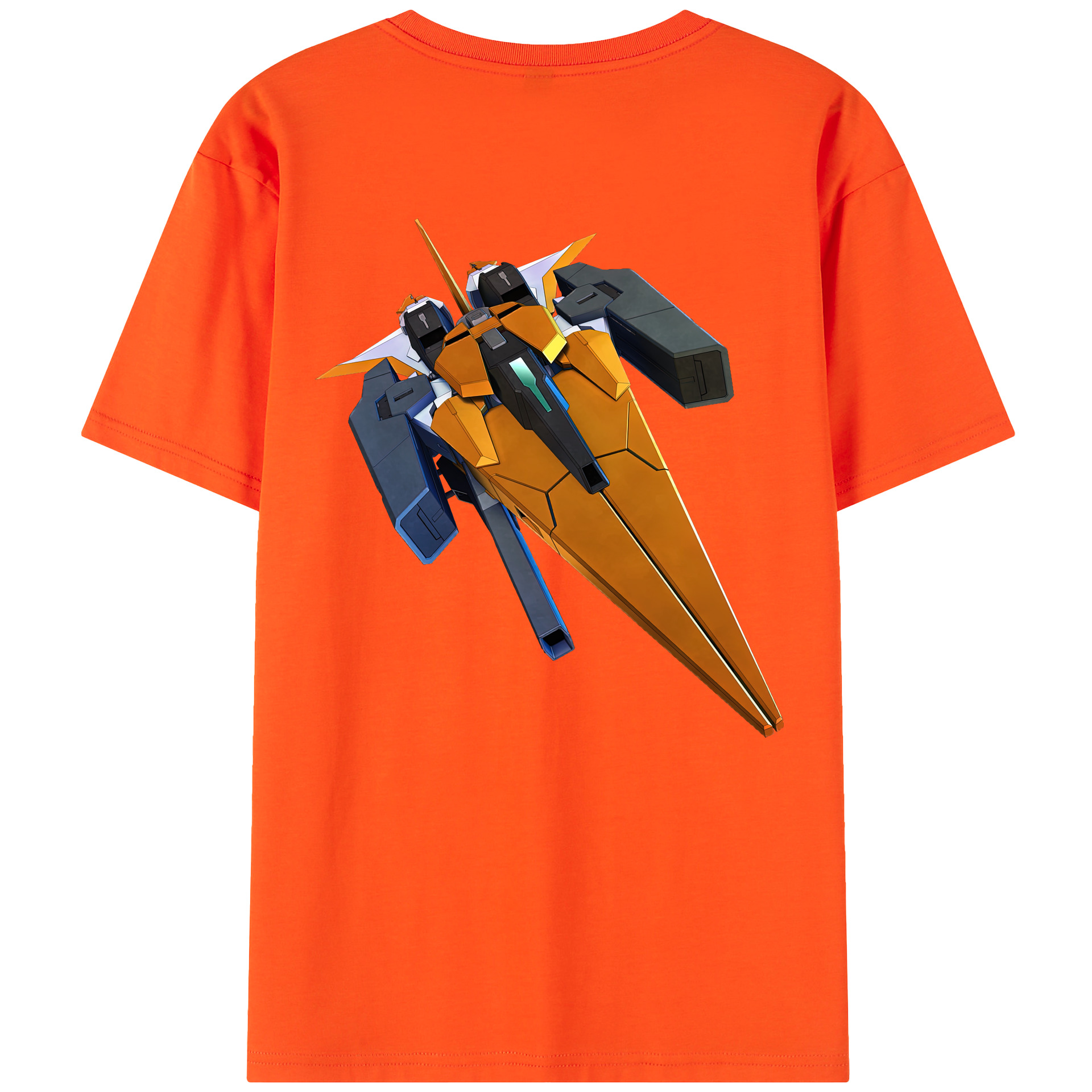 （画像用） 機動戦士ガンダム Mobile Suit Gundam 綿100％半袖Tシャツ（背面プリント）