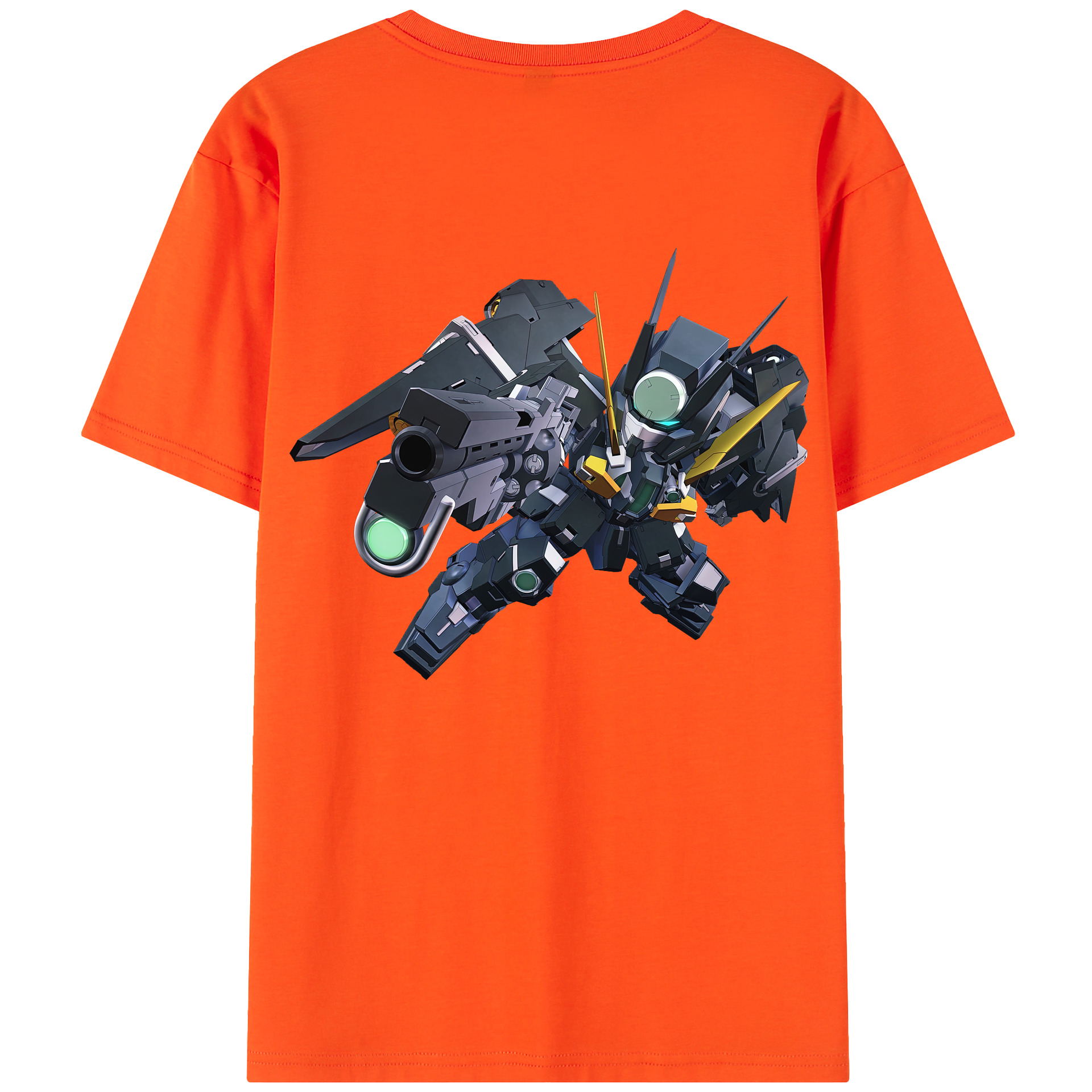 （画像用） 機動戦士ガンダム Mobile Suit Gundam 綿100％半袖Tシャツ（背面プリント）