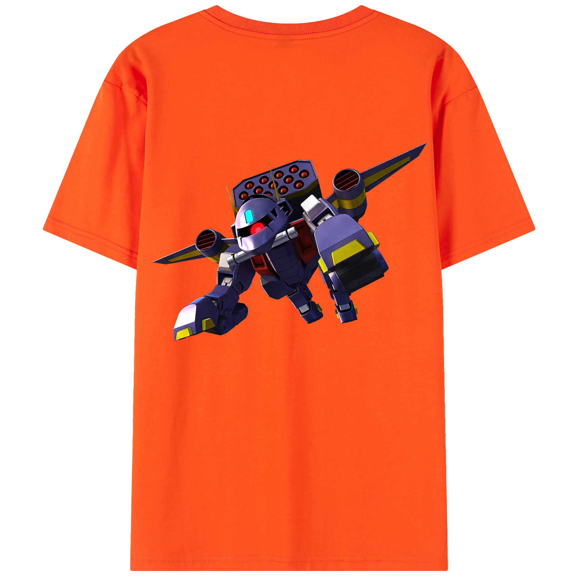 （画像用） 機動戦士ガンダム Mobile Suit Gundam 綿100％半袖Tシャツ（背面プリント）