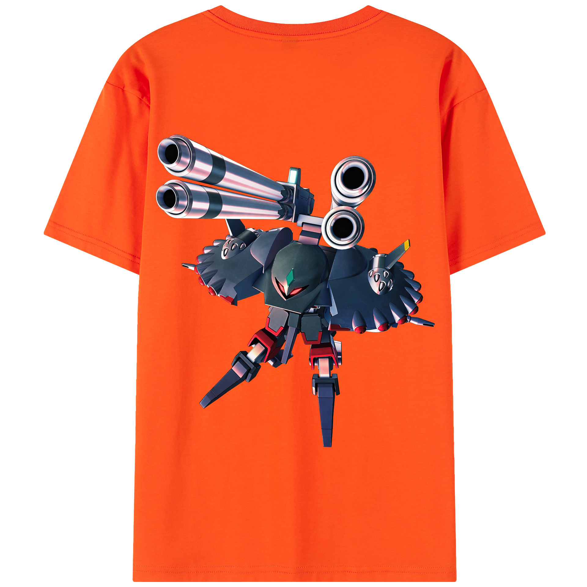 （画像用） 機動戦士ガンダム Mobile Suit Gundam 綿100％半袖Tシャツ（背面プリント）